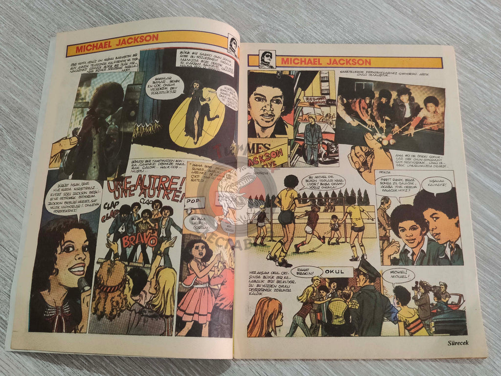 Milliyet Çocuk #50 1984 Turkish Comic Turkey Michael Jackson Lucky Luke Eric Castel Robin Dubois