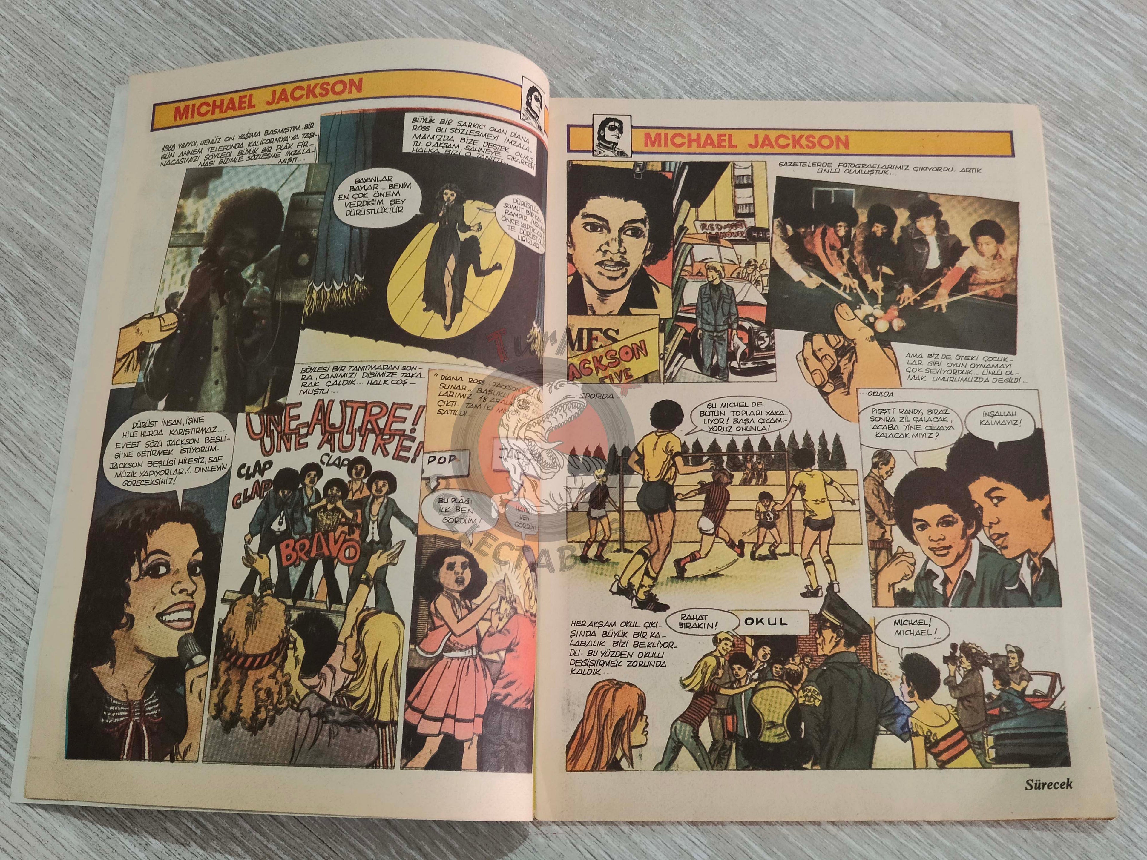 Milliyet Çocuk #50 1984 Turkish Comic Turkey Michael Jackson Lucky Luke Eric Castel Robin Dubois
