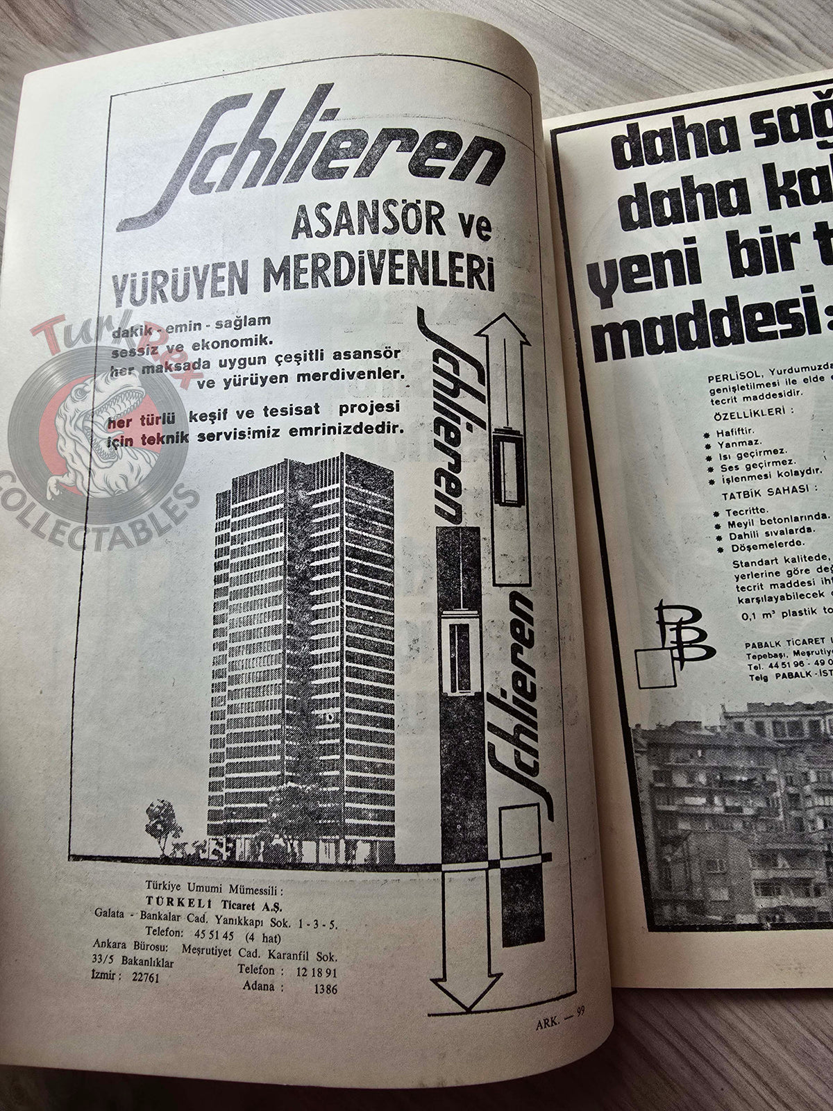 Arkitekt Architecture Magazine 1970 Turkish Mag Turkey Vakko Factory Sika Ytong