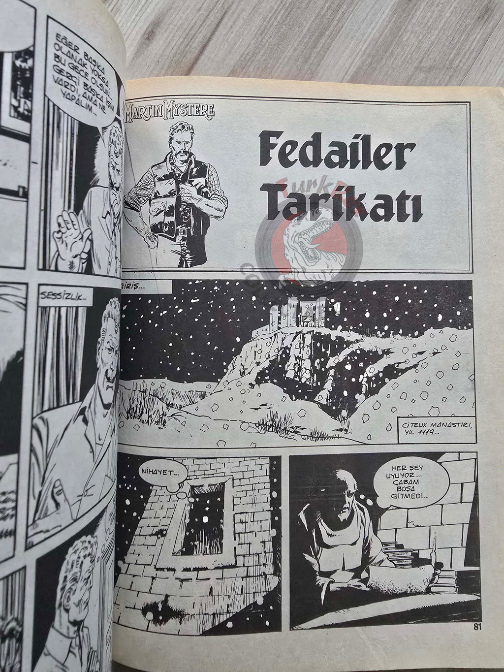 Martin Mystère #36 L'Uomo delle Nevi 80s Turkish Comic Turkey #87 #88