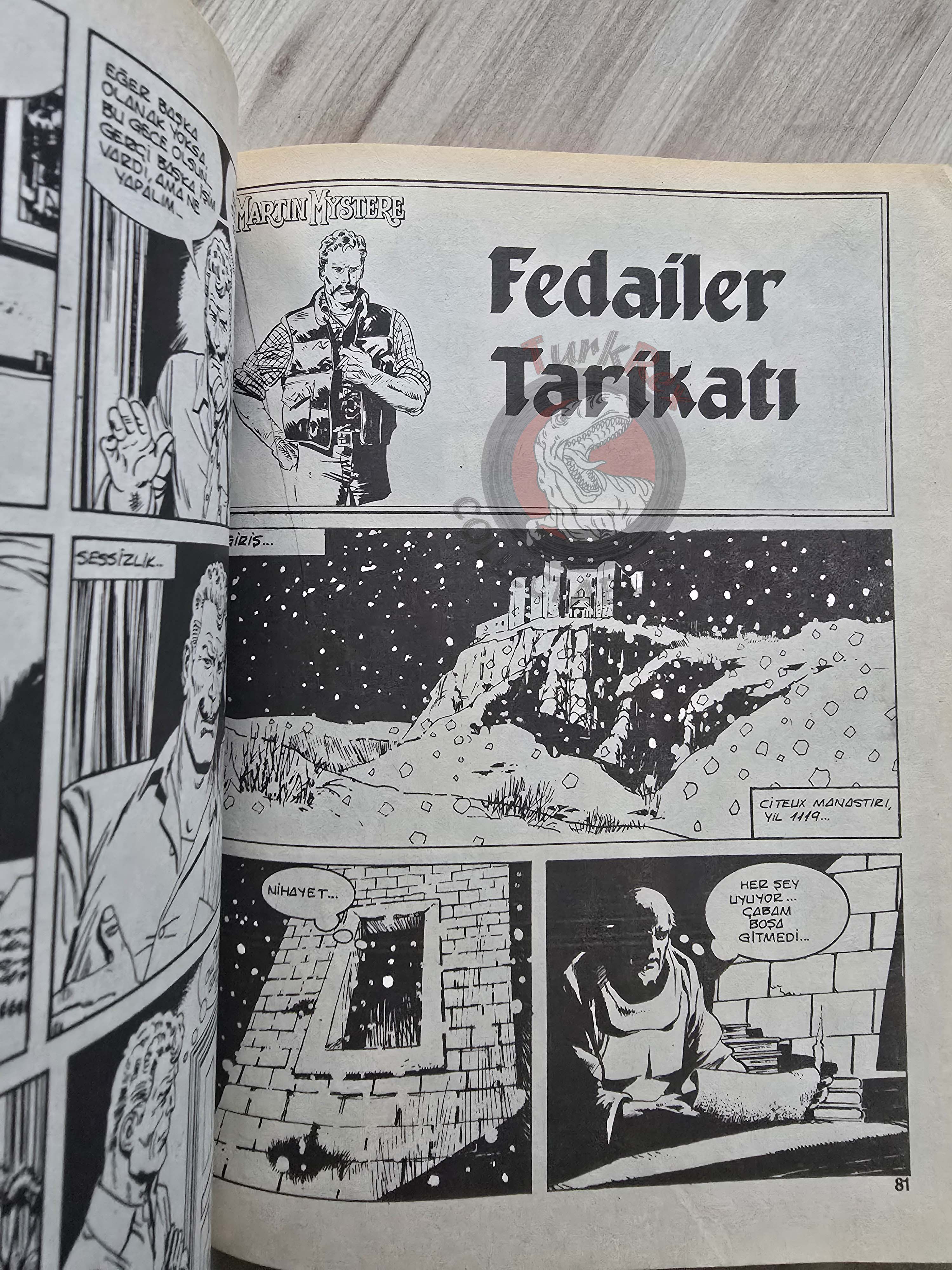 Martin Mystère #36 L'Uomo delle Nevi 80s Turkish Comic Turkey #87 #88