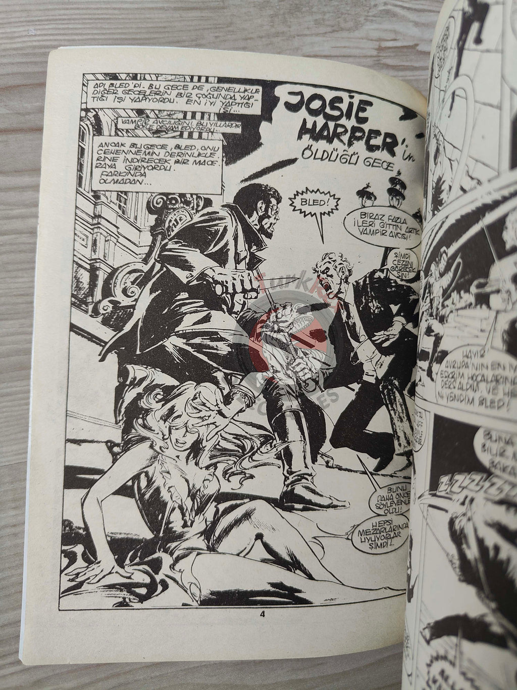 Süper Korku #9 late 80s Turkish Comic Turkey Warren Creepy Eerie Blade