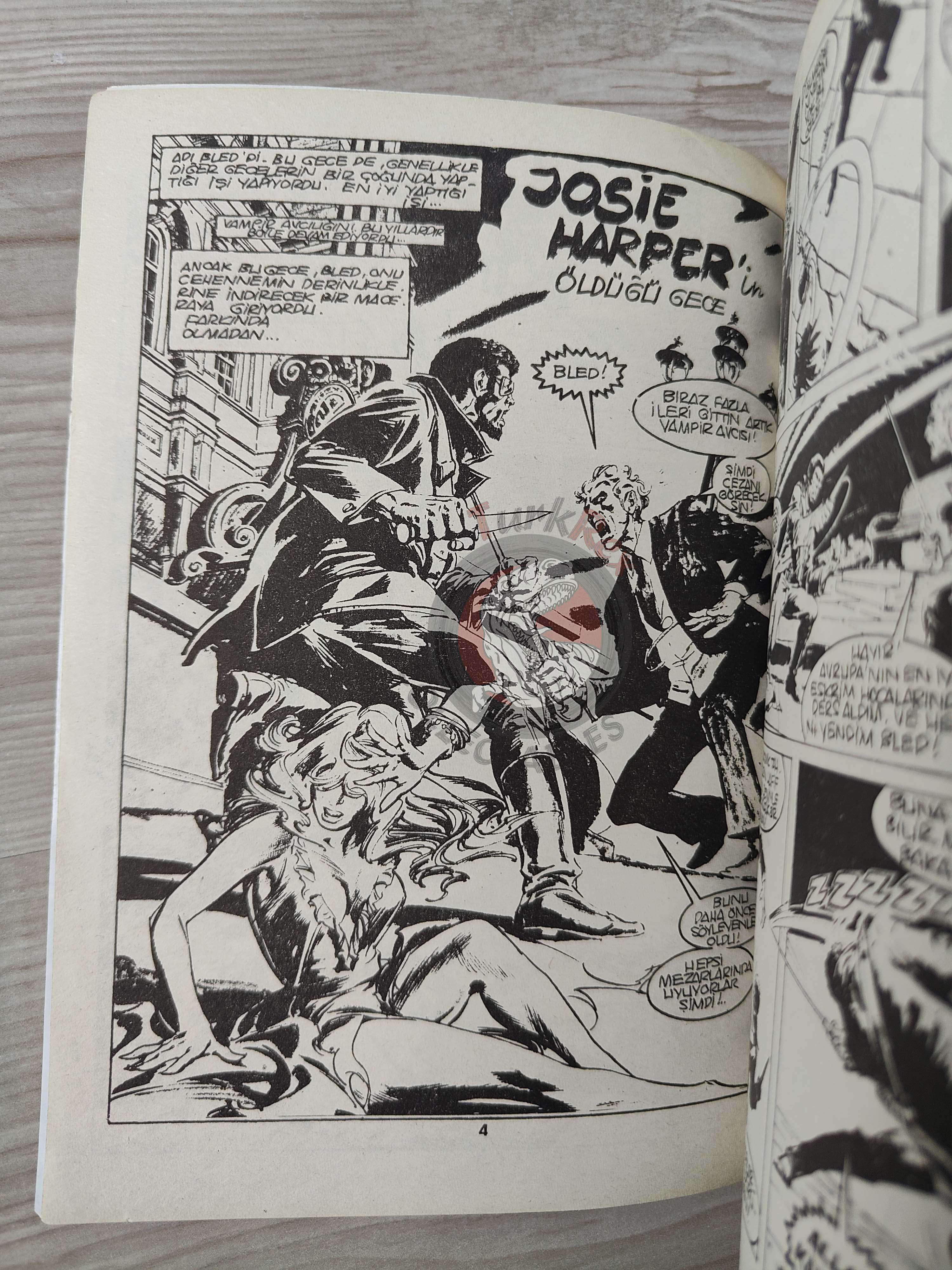 Süper Korku #9 late 80s Turkish Comic Turkey Warren Creepy Eerie Blade