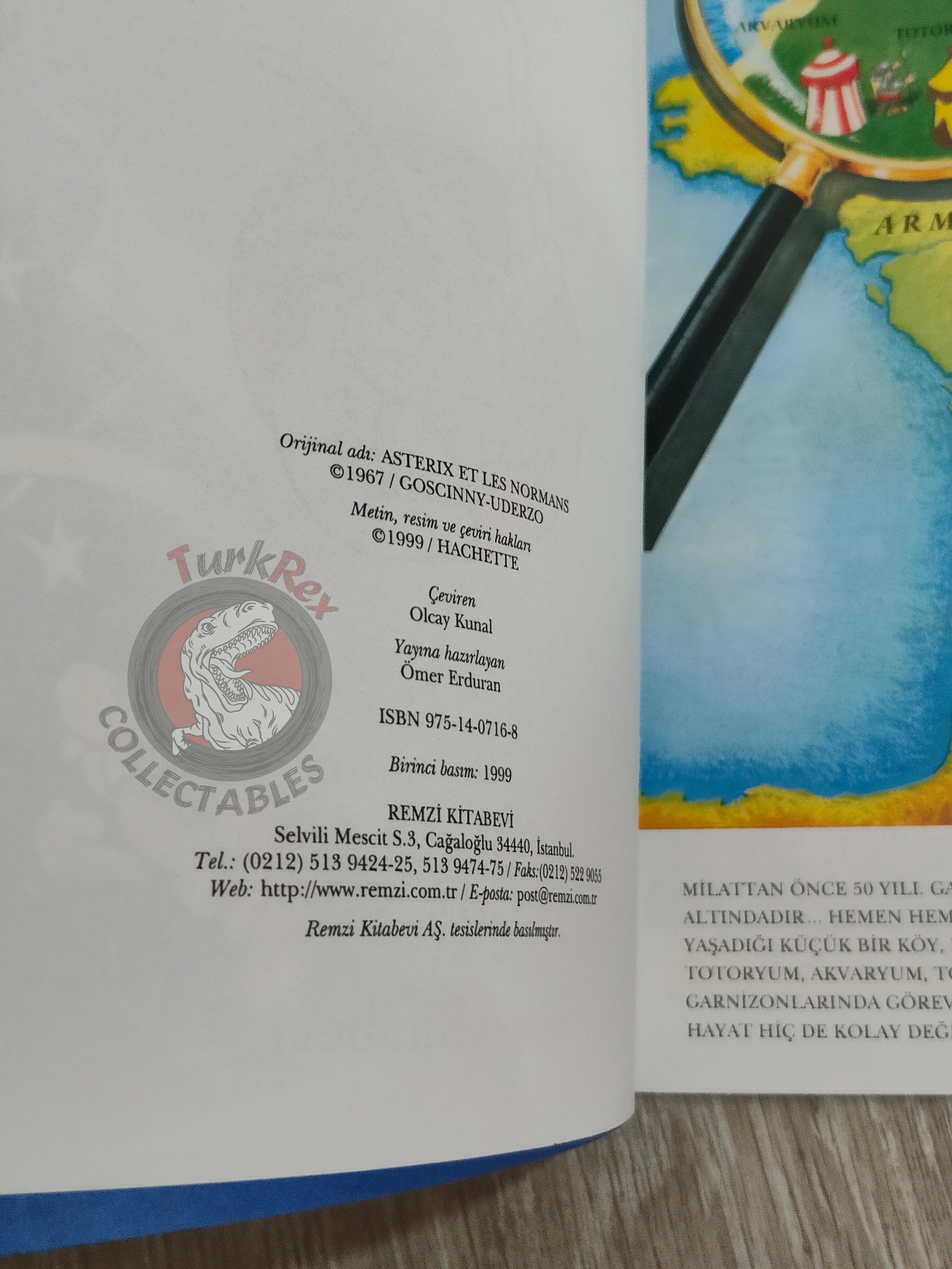 Asterix – Asterix and the Normans 1999 1st Edition Turkish Edition Comic Turkey