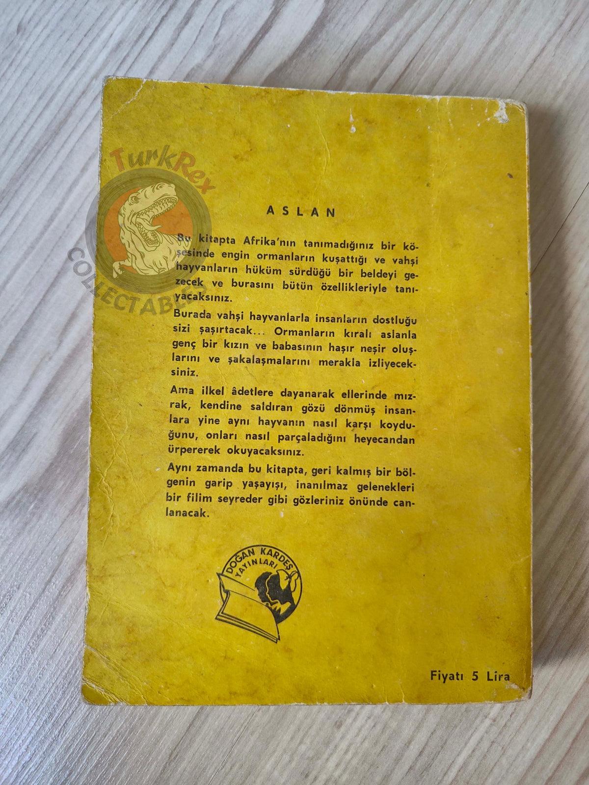 Joseph Kessel – The Lion  1964 Turkish Book Turkey