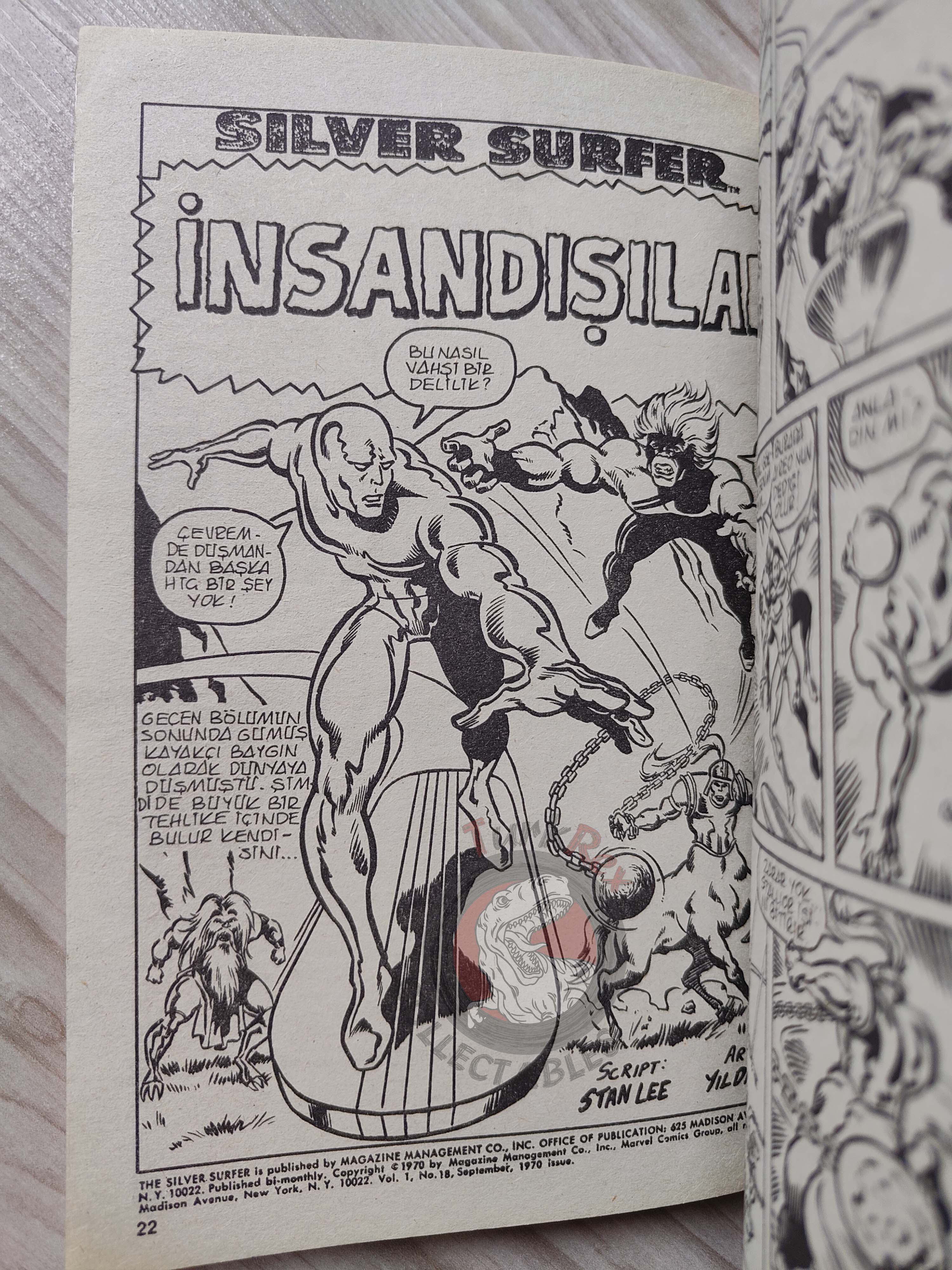Silver Surfer #9 1988 Turkish Comic Turkey #17 #18 Fantasy Masterpieces #13 Fantastic Four #48