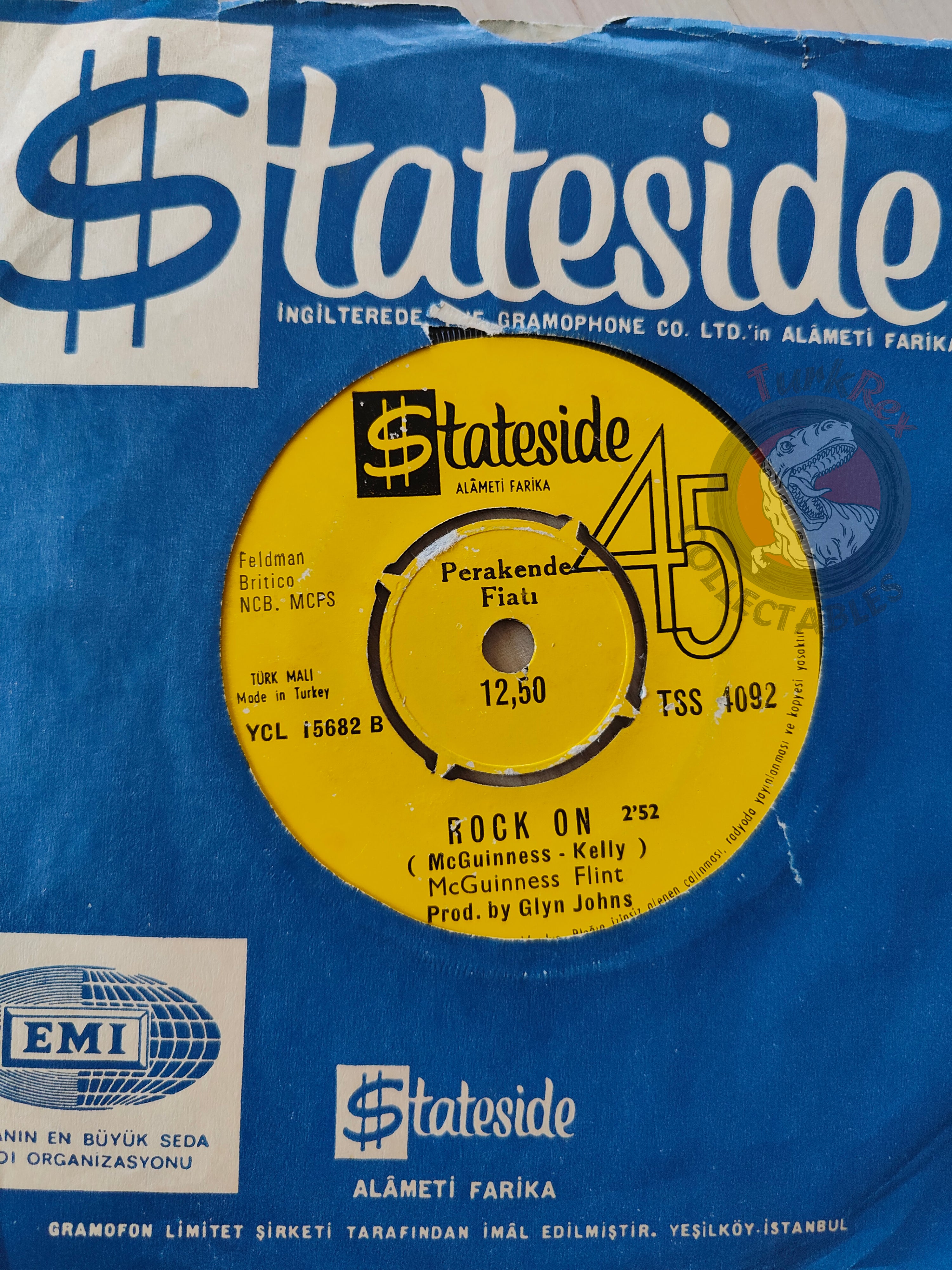 McGuinness Flint – Malt And Barley Blues 7" Turkish Pressing Vinyl Turkey Edition