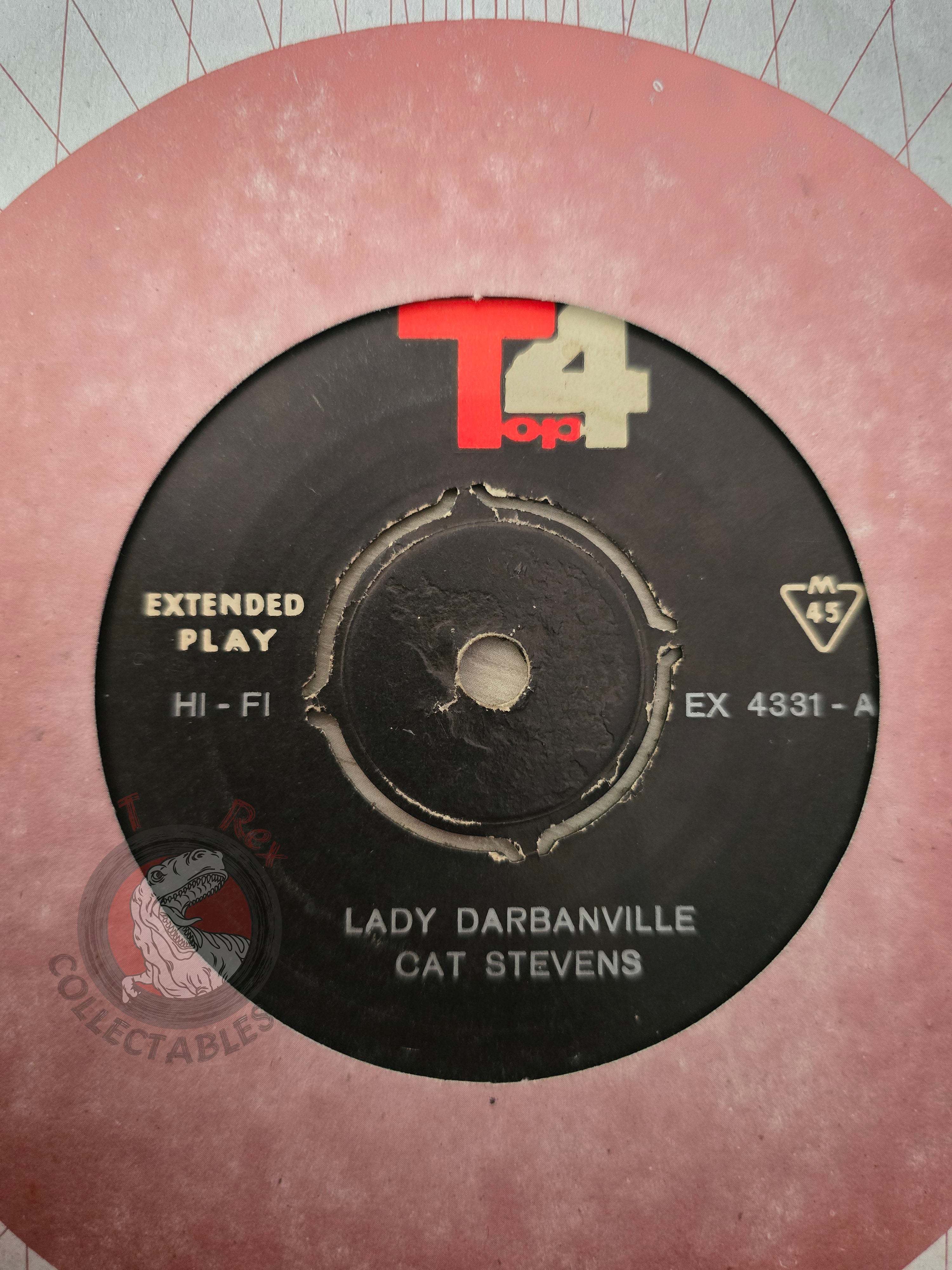 Cat Stevens – Lady D'Arbanville 7" Iran Pressing Vinyl Iranian Edition