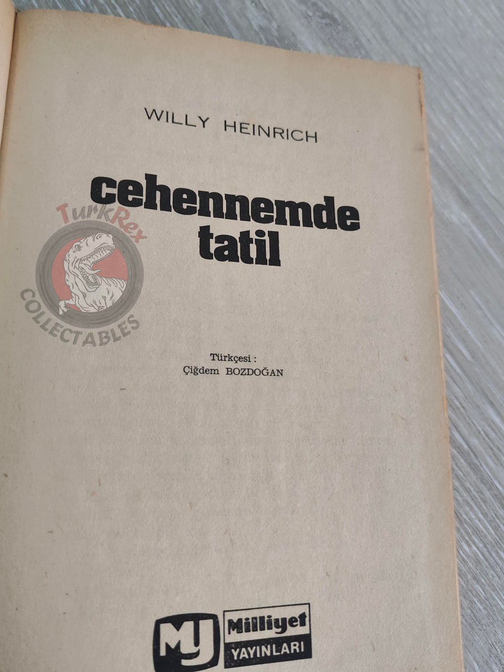 Willi Heinrich – Ferien im Jenseits 1975 1st HC/DJ Turkish Book Turkey