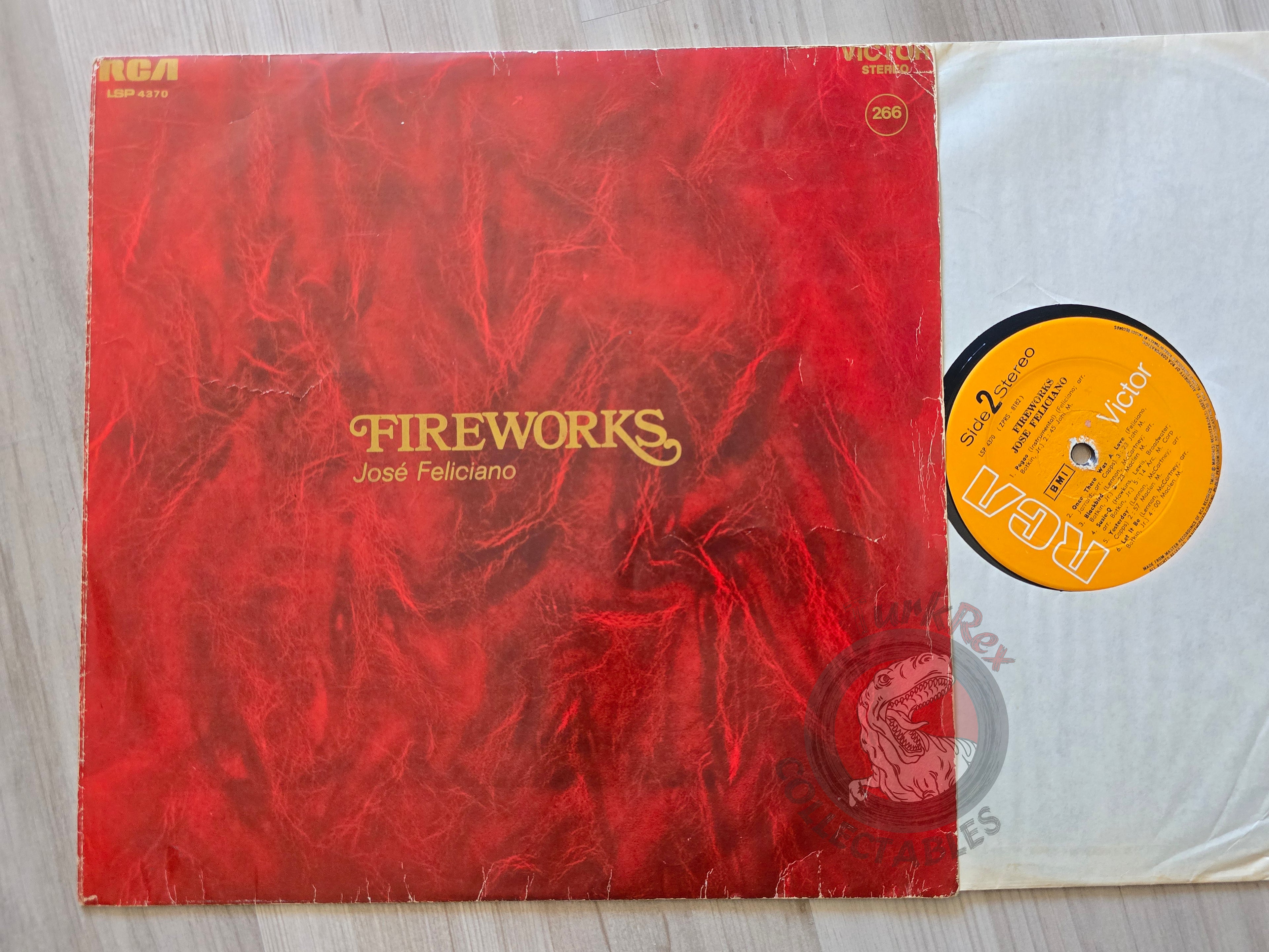 José Feliciano – Fireworks Turkish Pressing Vinyl Turkey Edition