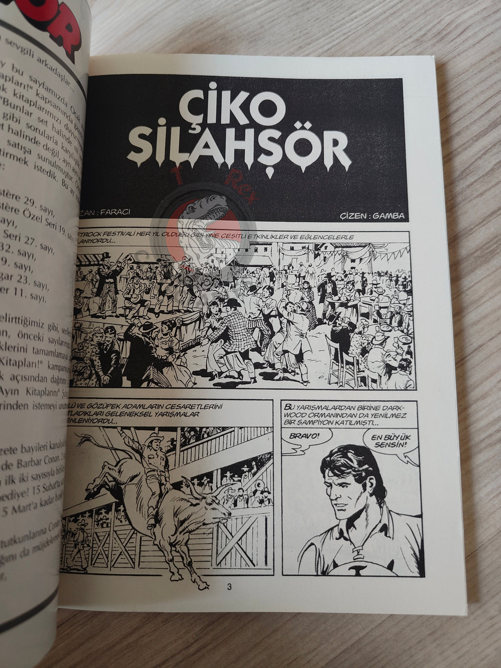 Zagor Cico #55 2007 Cico Moschettiere Turkish Comic Turkey #23