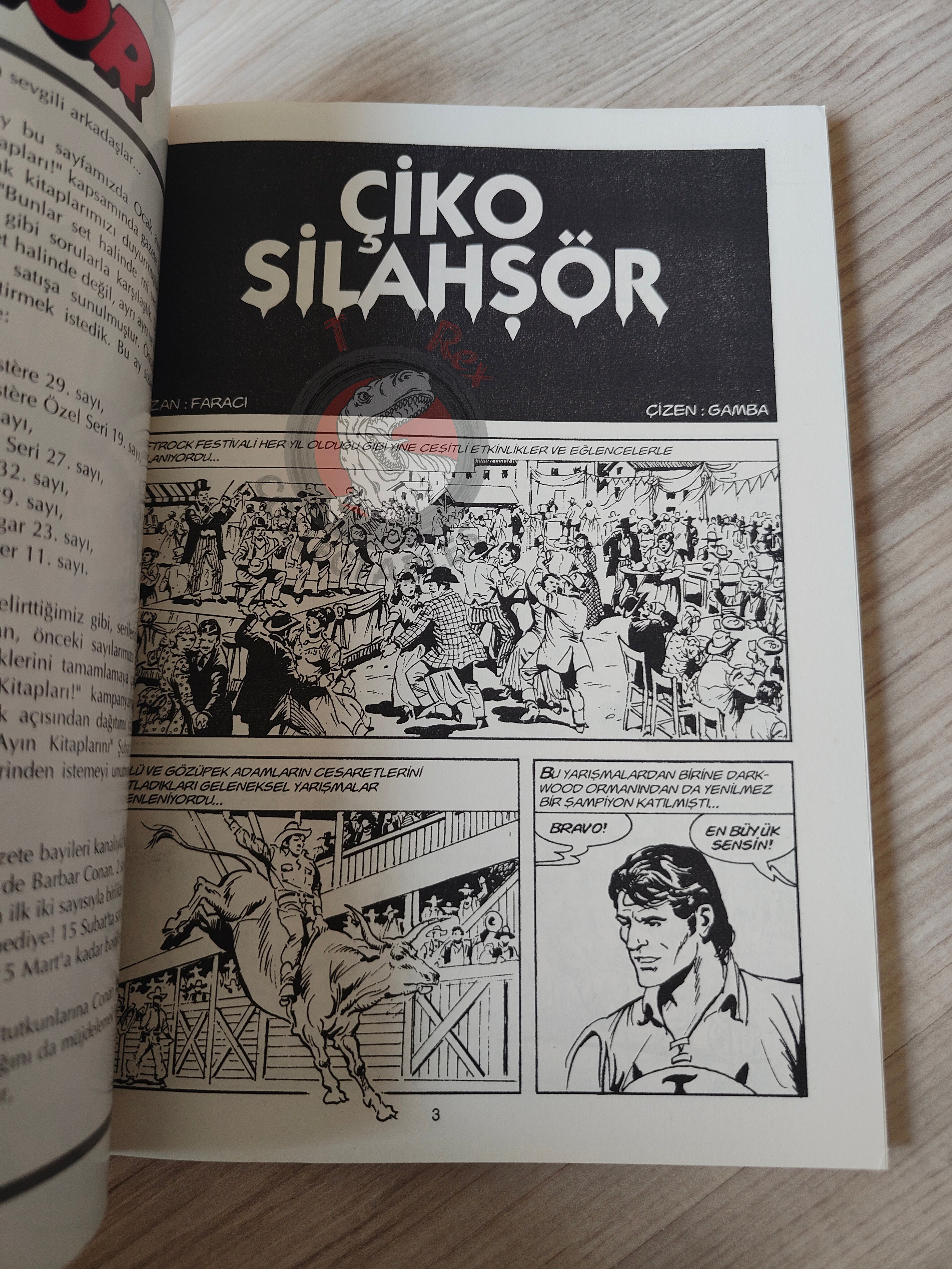 Zagor Cico #55 2007 Cico Moschettiere Turkish Comic Turkey #23