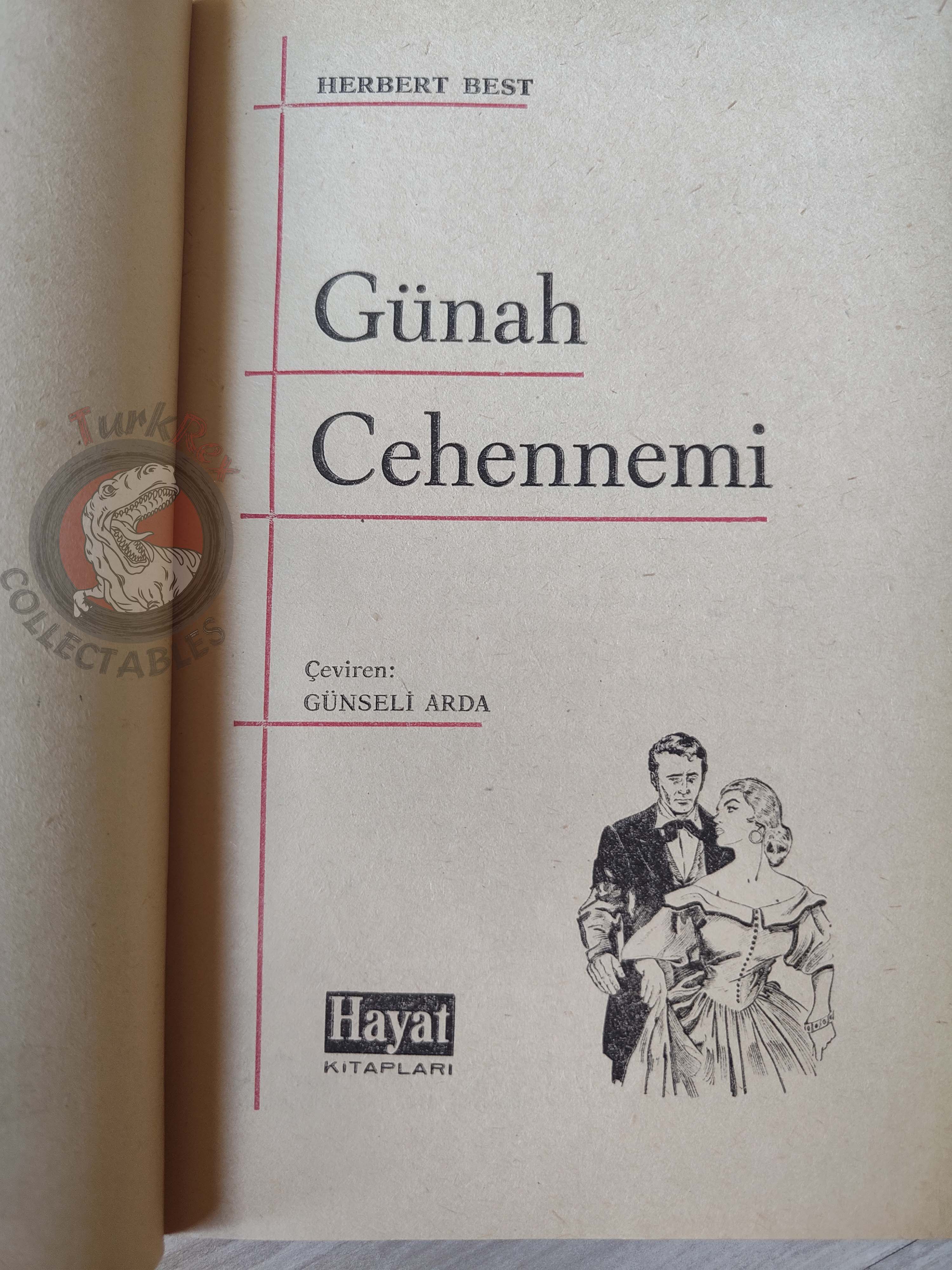 Herbert Best – Diane 1963 1st Turkish Book Turkey