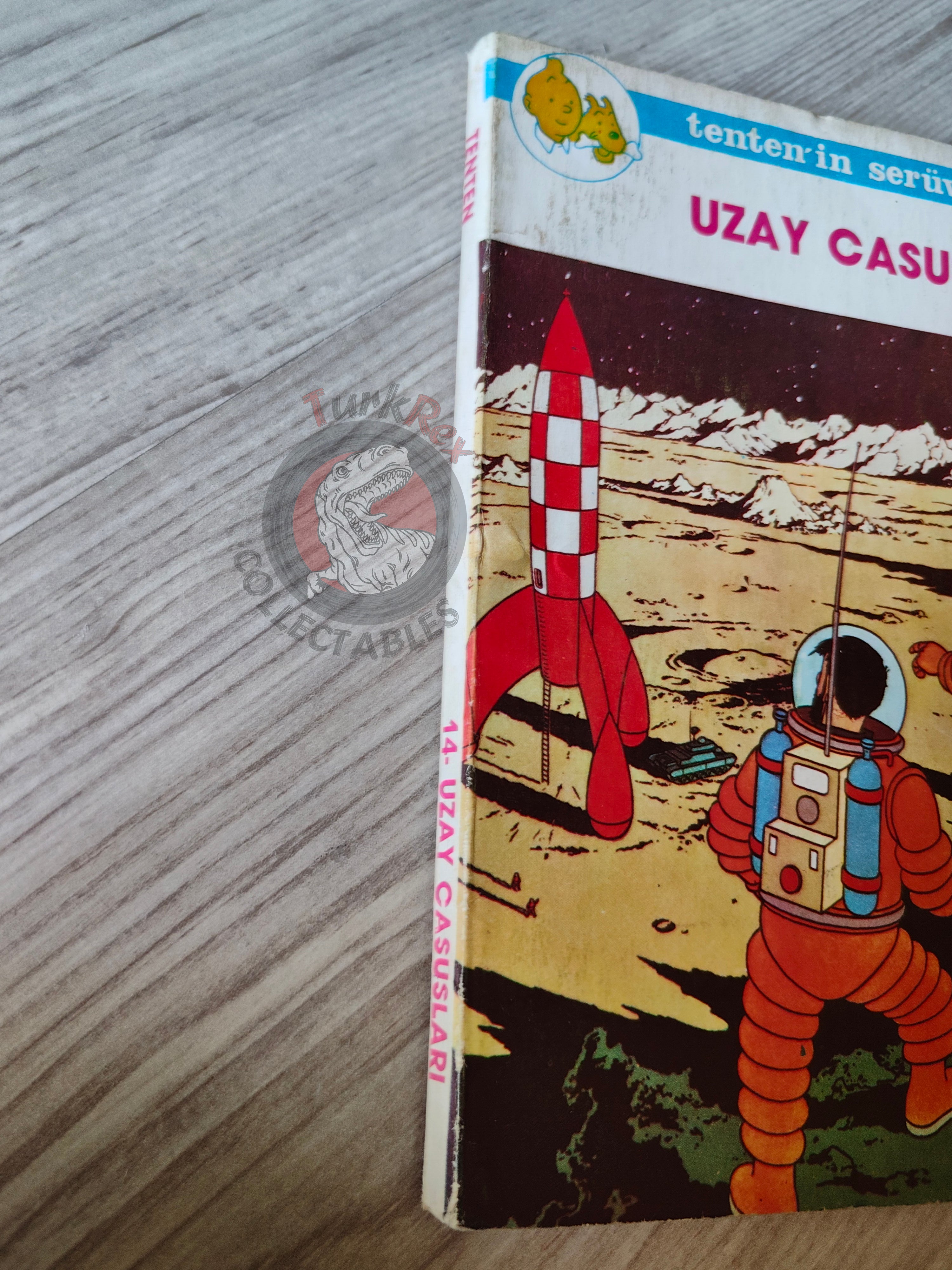 Tintin – Explorers on the Moon mid 1980s Turkish Edition Comic Turkey 1