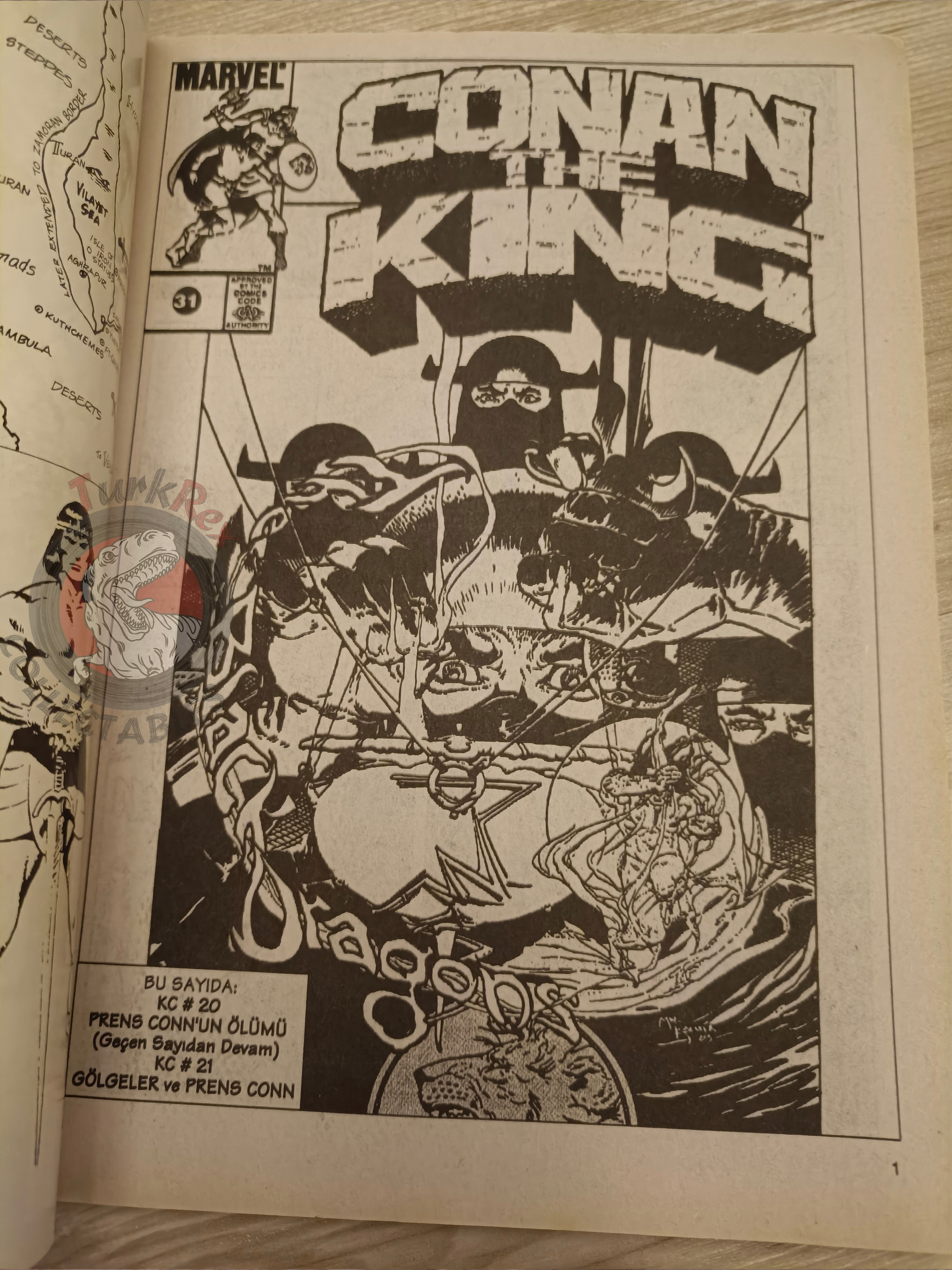Kral Conan #31 King Conan #20 #21 Turkish Comic Turkey SSOC #99 Prince Conn
