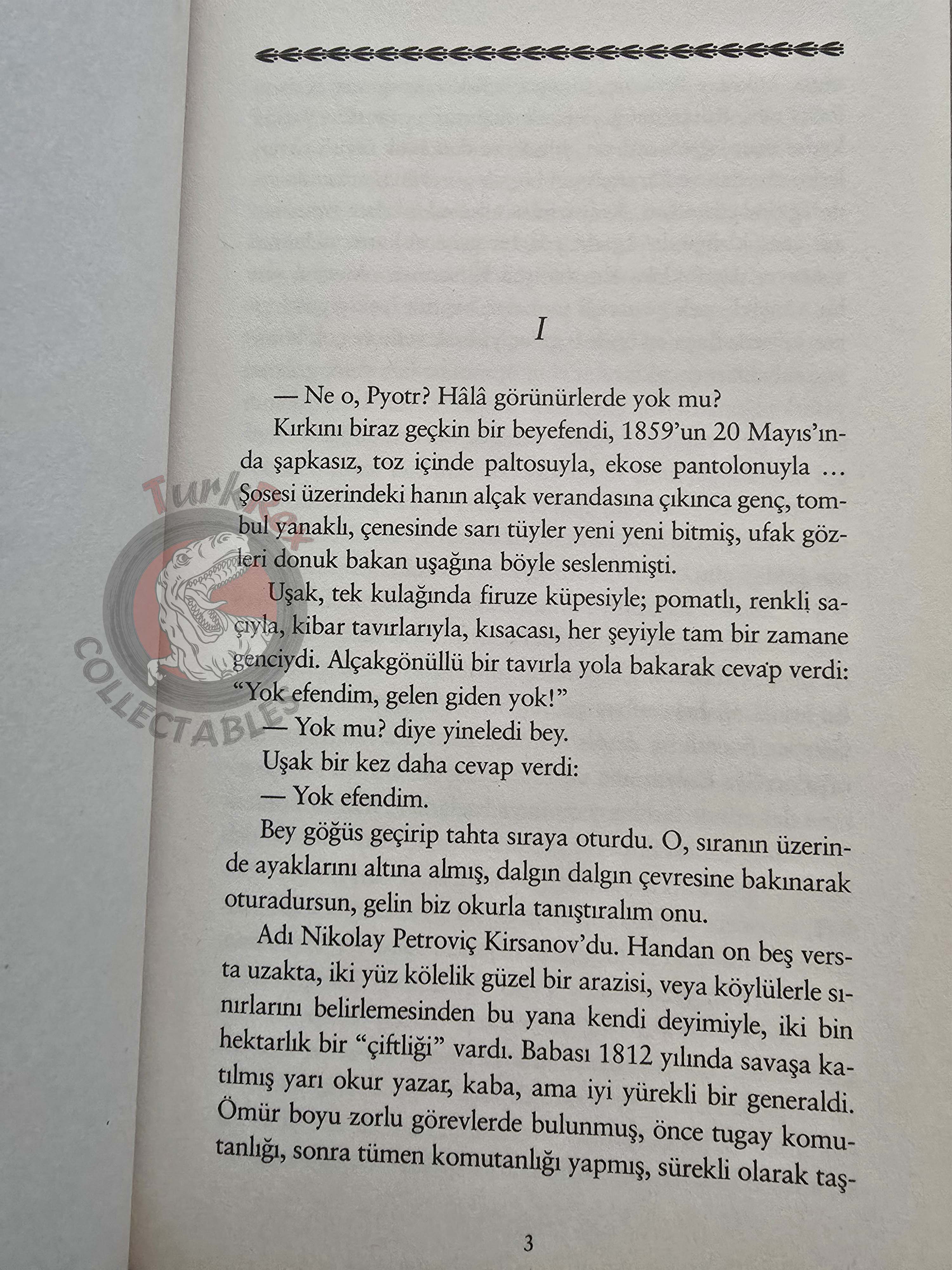 Ivan Turgenev – Fathers and Sons 2009 Turkish Book Turkey