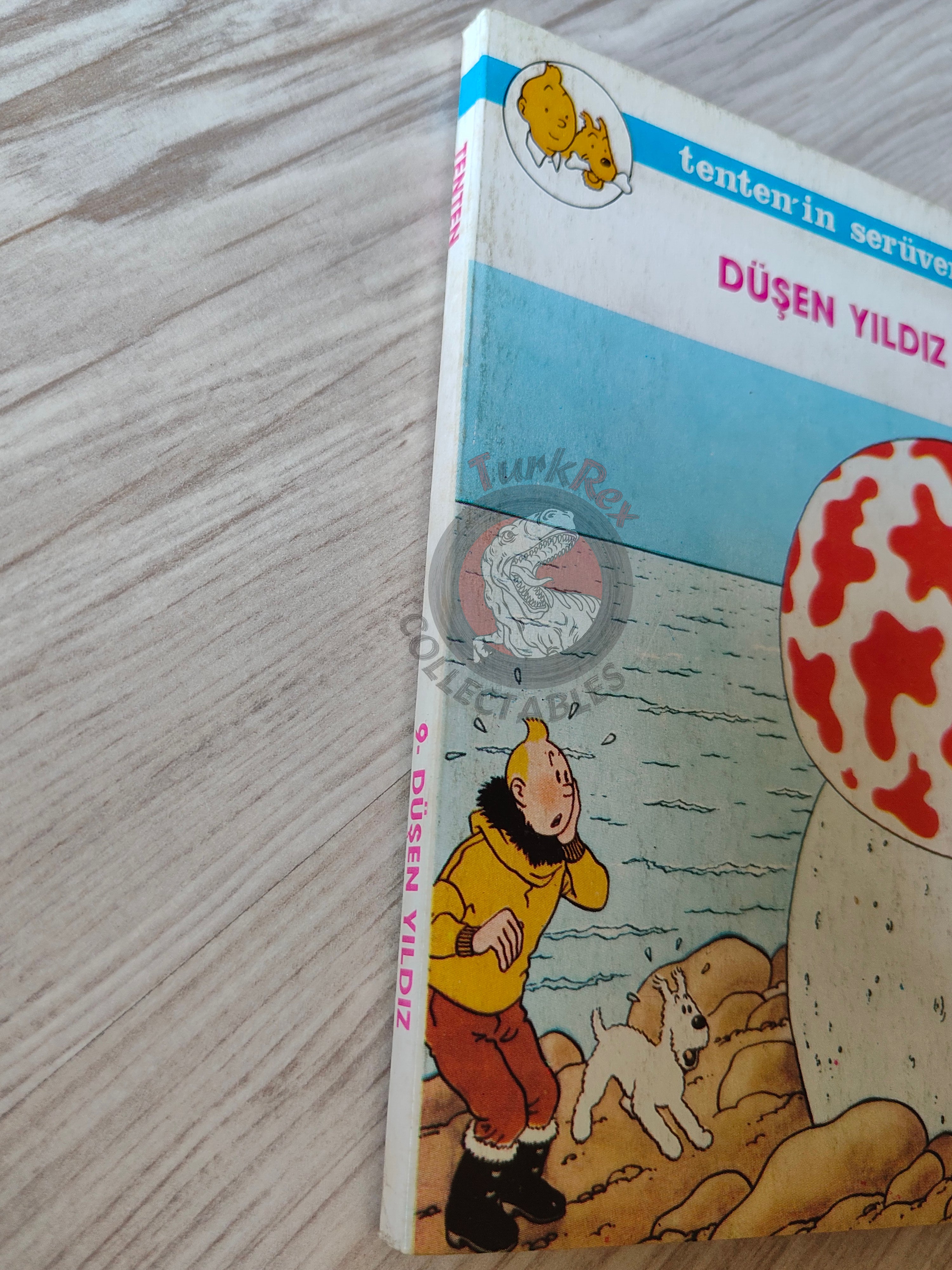 Tintin – The Shooting Star mid 1980s Turkish Edition Comic Turkey 2