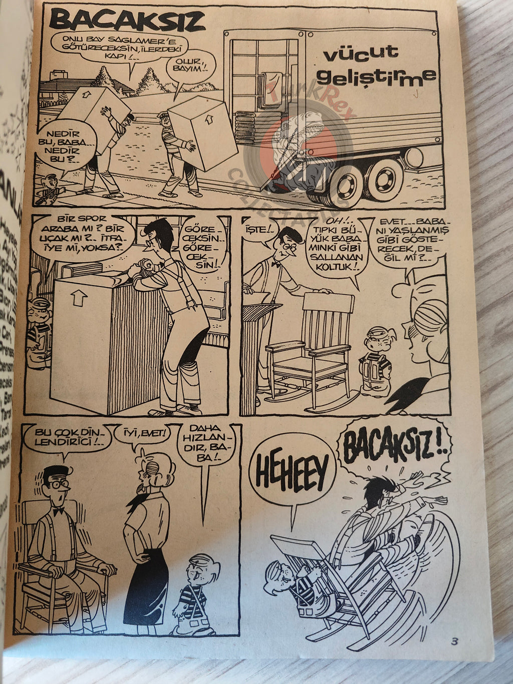 Dennis the Menace –  Altın Seri #5 80s Turkish Comic Turkey