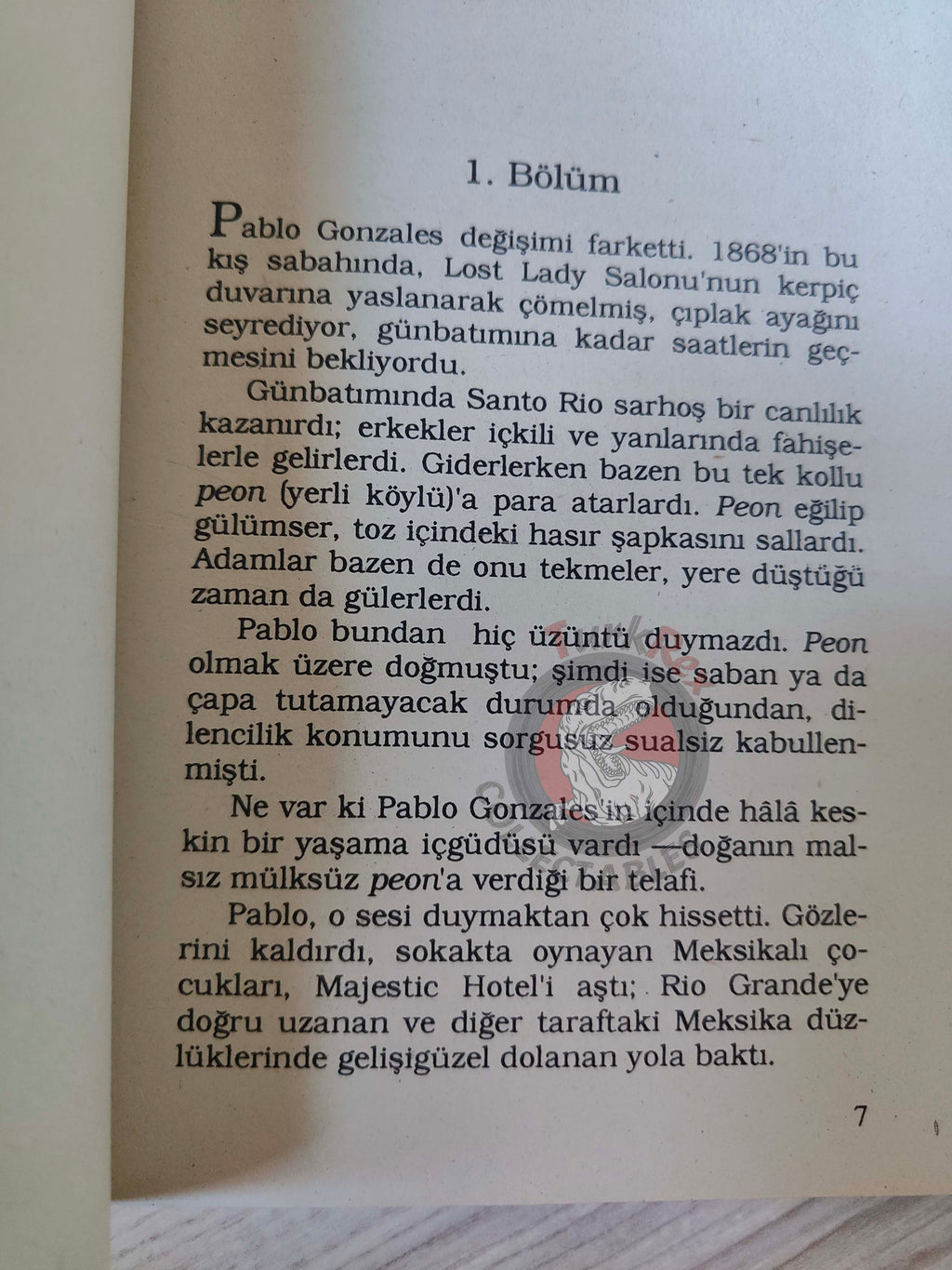 Forrest Carter – The Vengeance Trail of Josey Wales 1995 Turkish Book Turkey