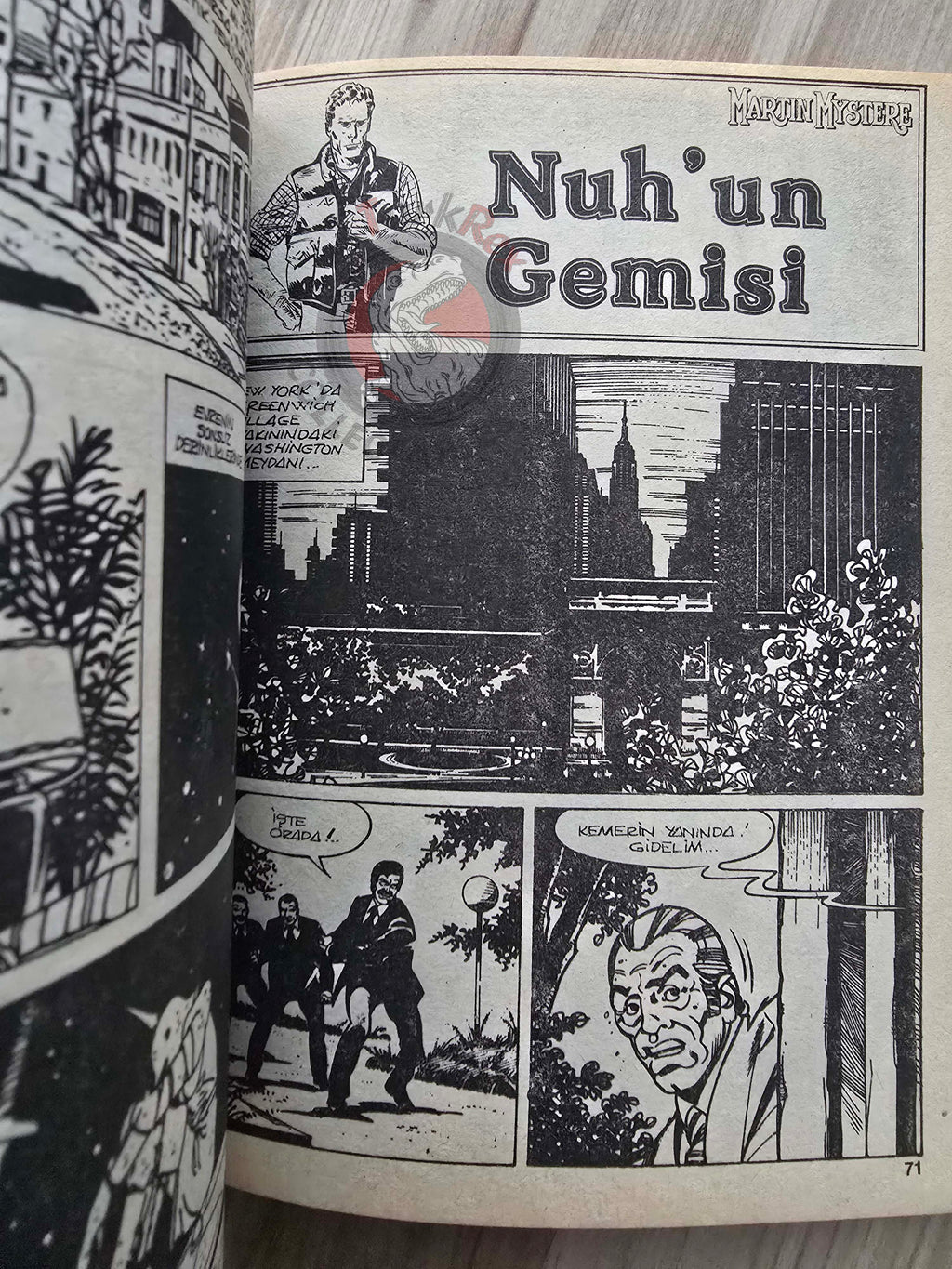 Martin Mystère #29 Operazione Arca 80s Turkish Comic Turkey #3 #73 #79