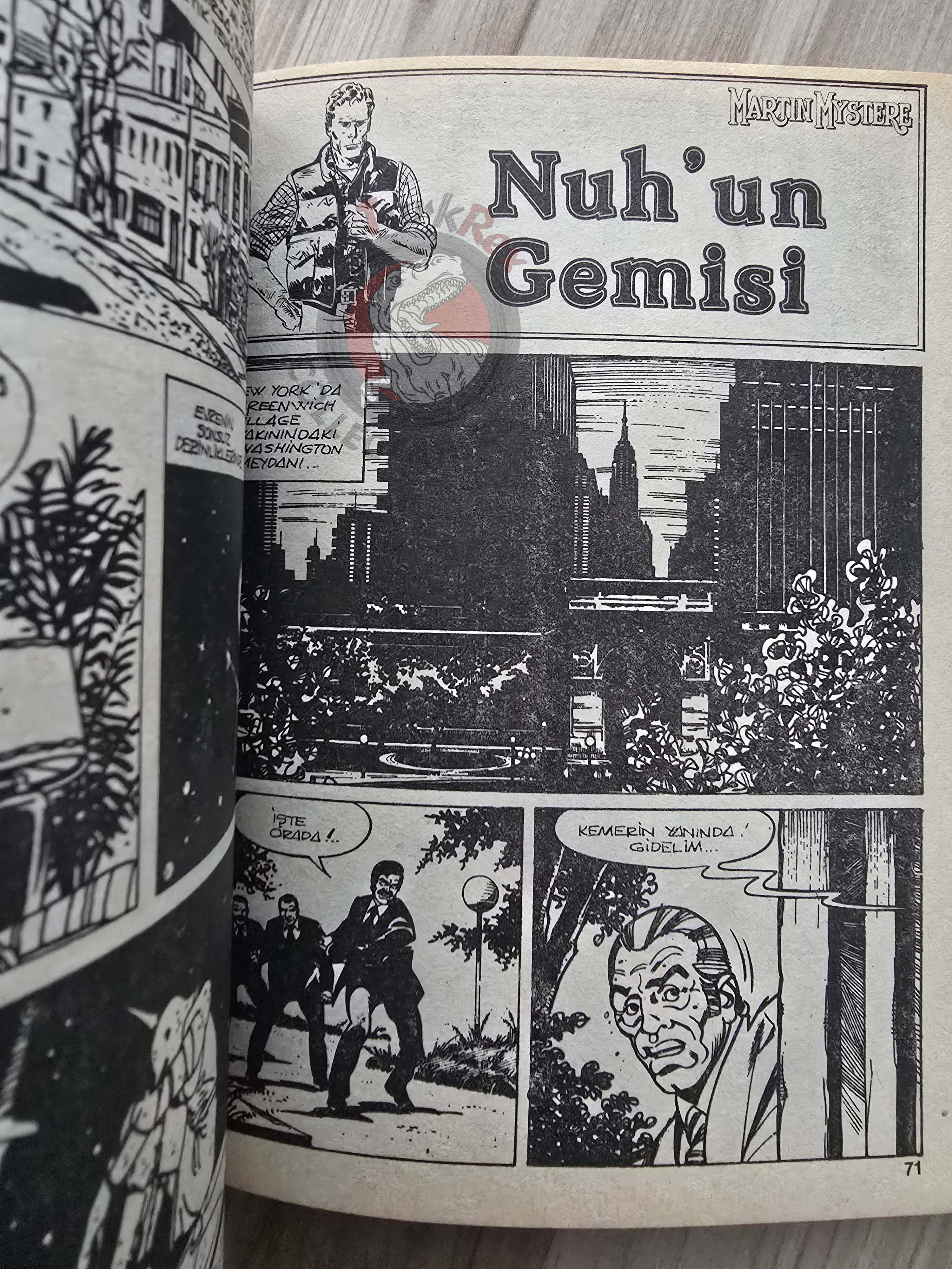 Martin Mystère #29 Operazione Arca 80s Turkish Comic Turkey #3 #73 #79
