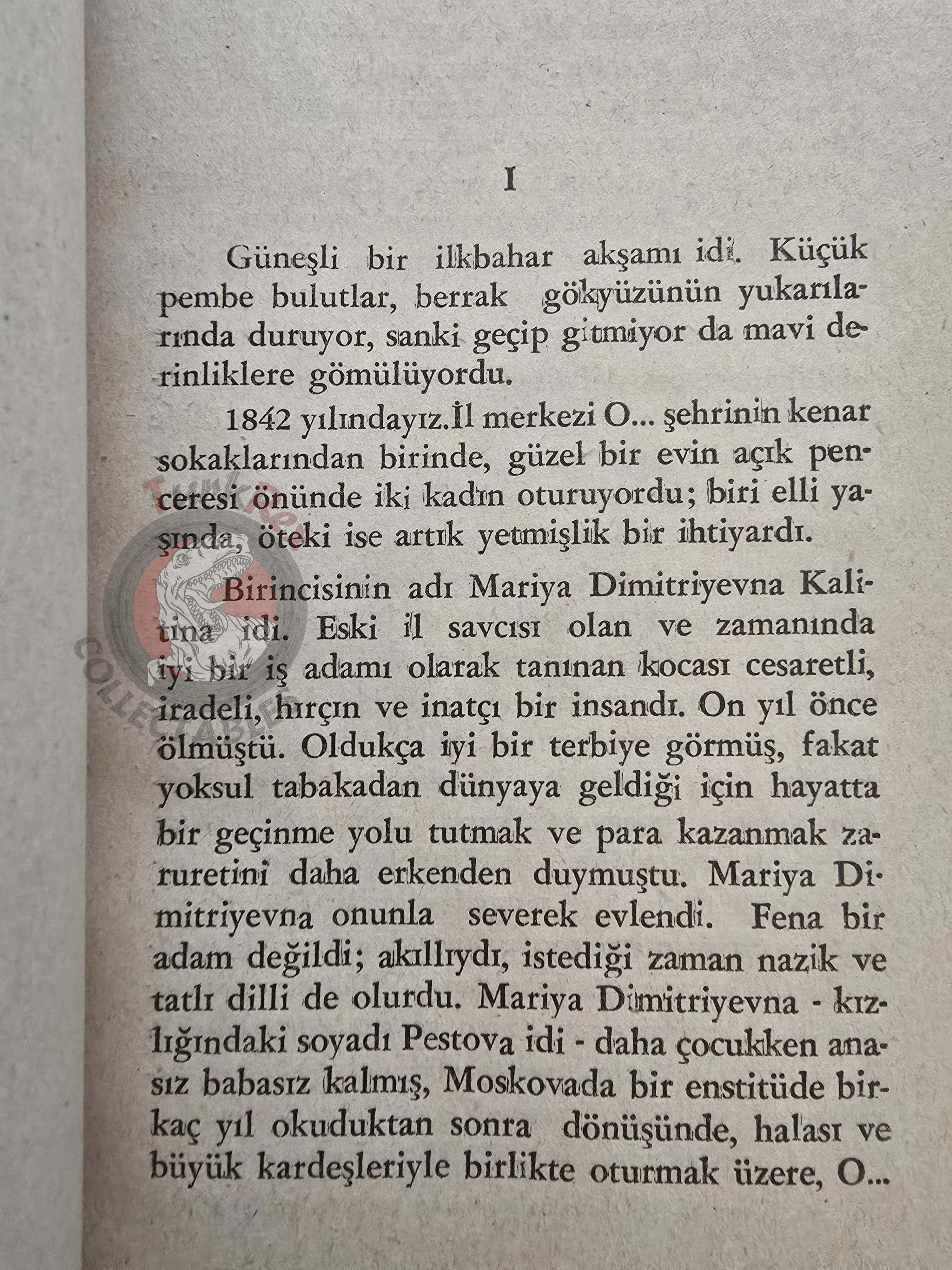 Ivan Turgenev – Home of the Gentry 1946 1st Turkish Book Turkey