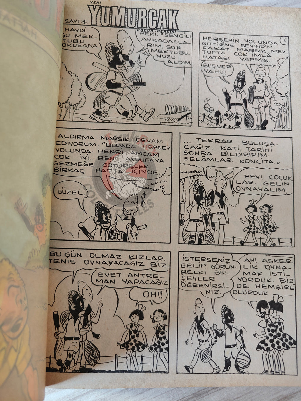 Blondin et Cirage - Le nègre blanc 1970 Turkish Comic Turkey Jijé Yumurcak Mag #2