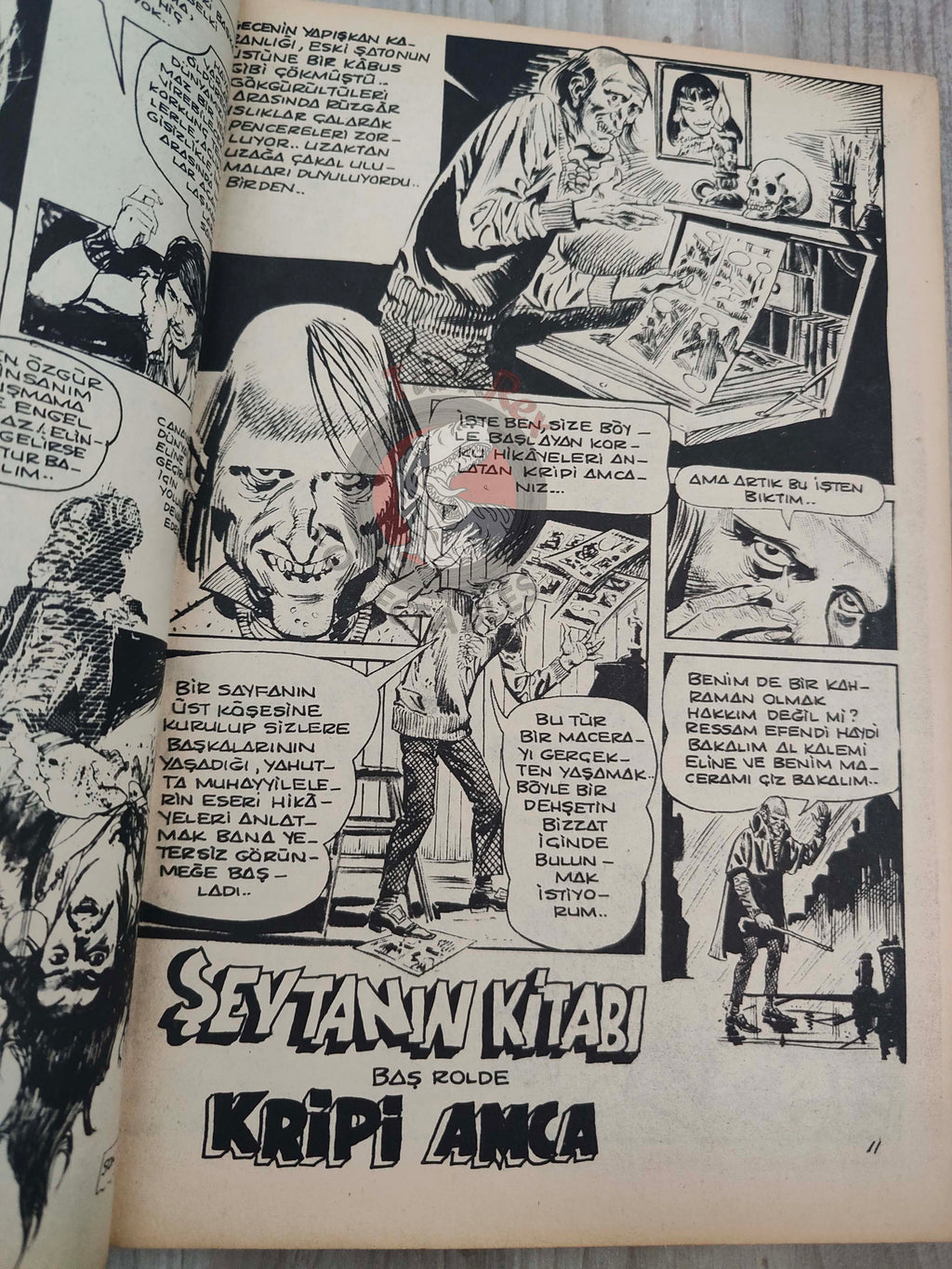 Korku January 1973 Turkish Comic Turkey Vampirella #19 Warren Creepy Eerie
