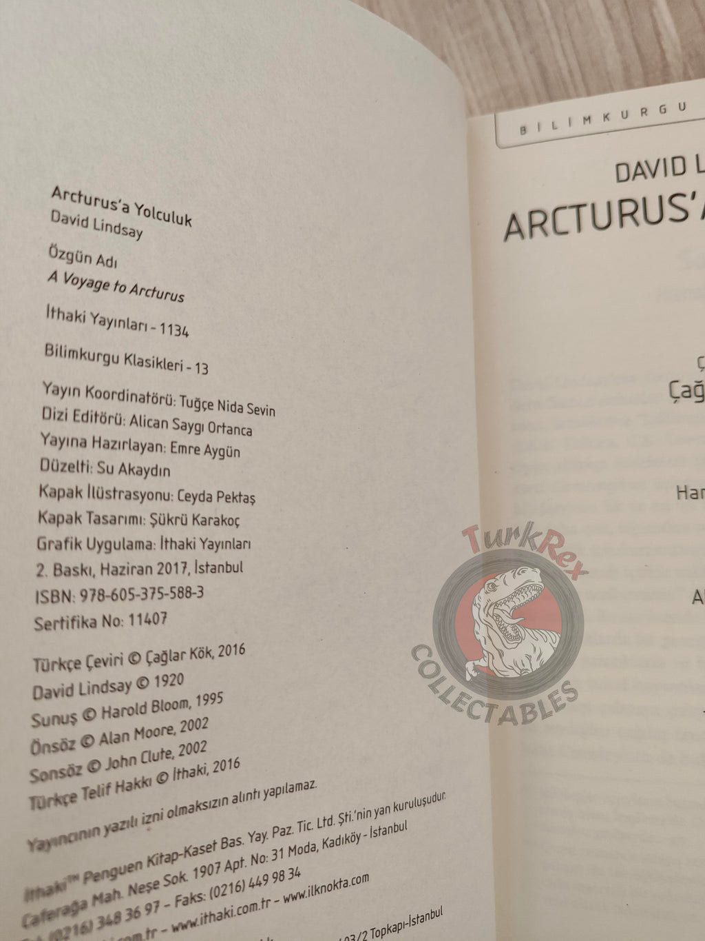 David Lindsay – A Voyage to Arcturus 2017 Turkish Book Turkey