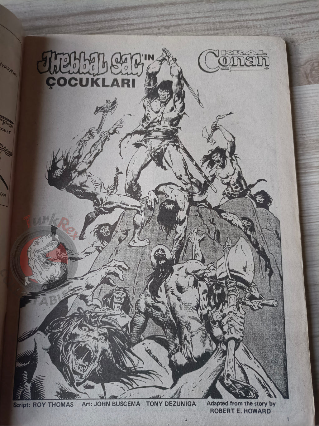 Kral Conan #2 The Savage Sword of #46 Turkish Comic Turkey #117