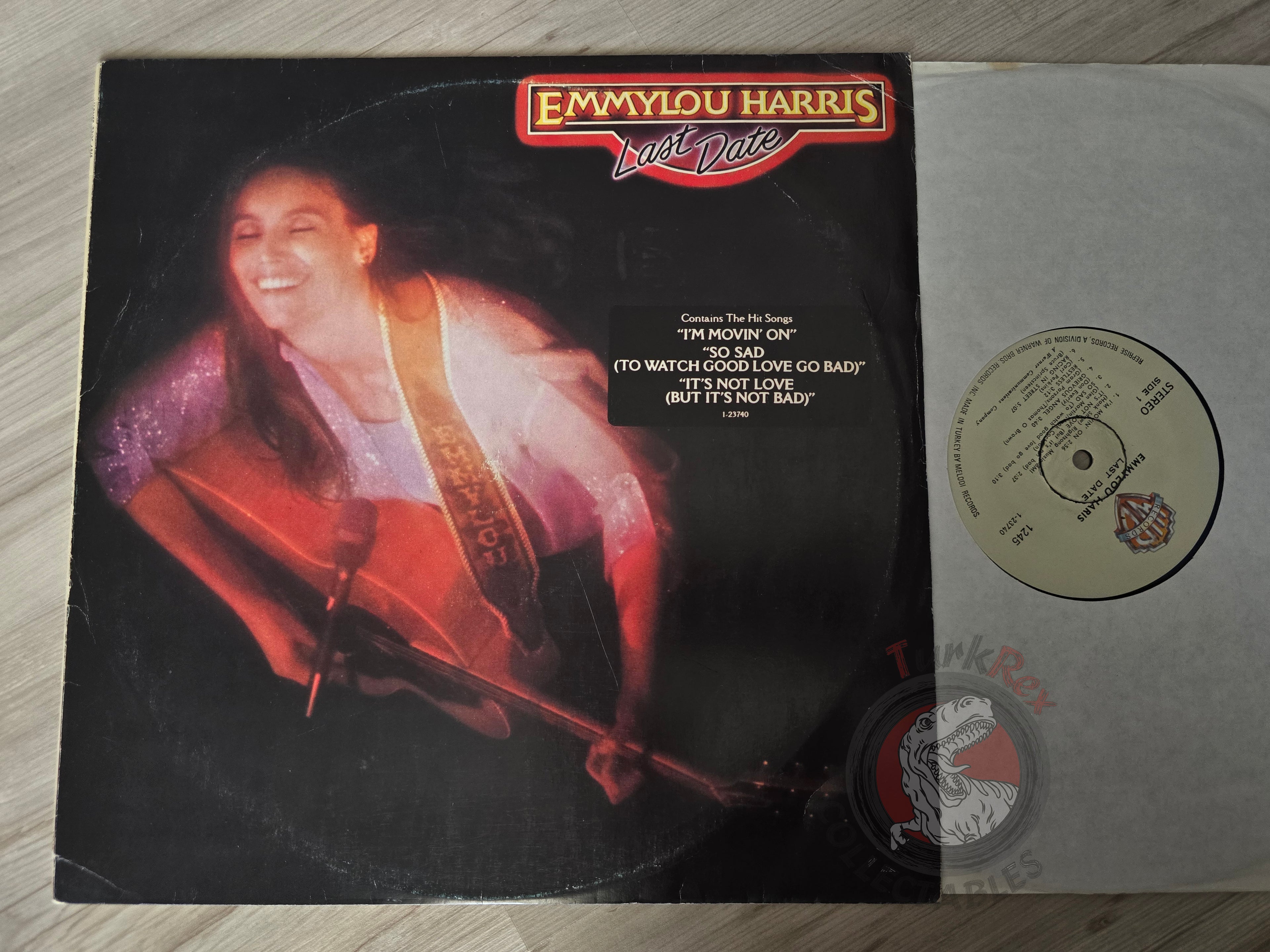 Emmylou Harris – Last Date Turkish Pressing Vinyl Turkey Edition