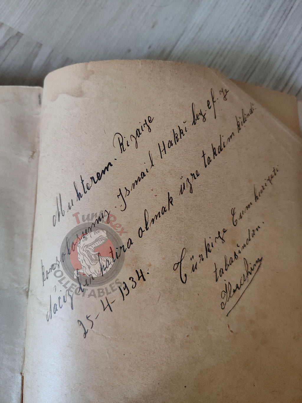 Rubaiyat of Omar Khayyam 1927 Ottoman Script Turkish Book Signed Illustrated