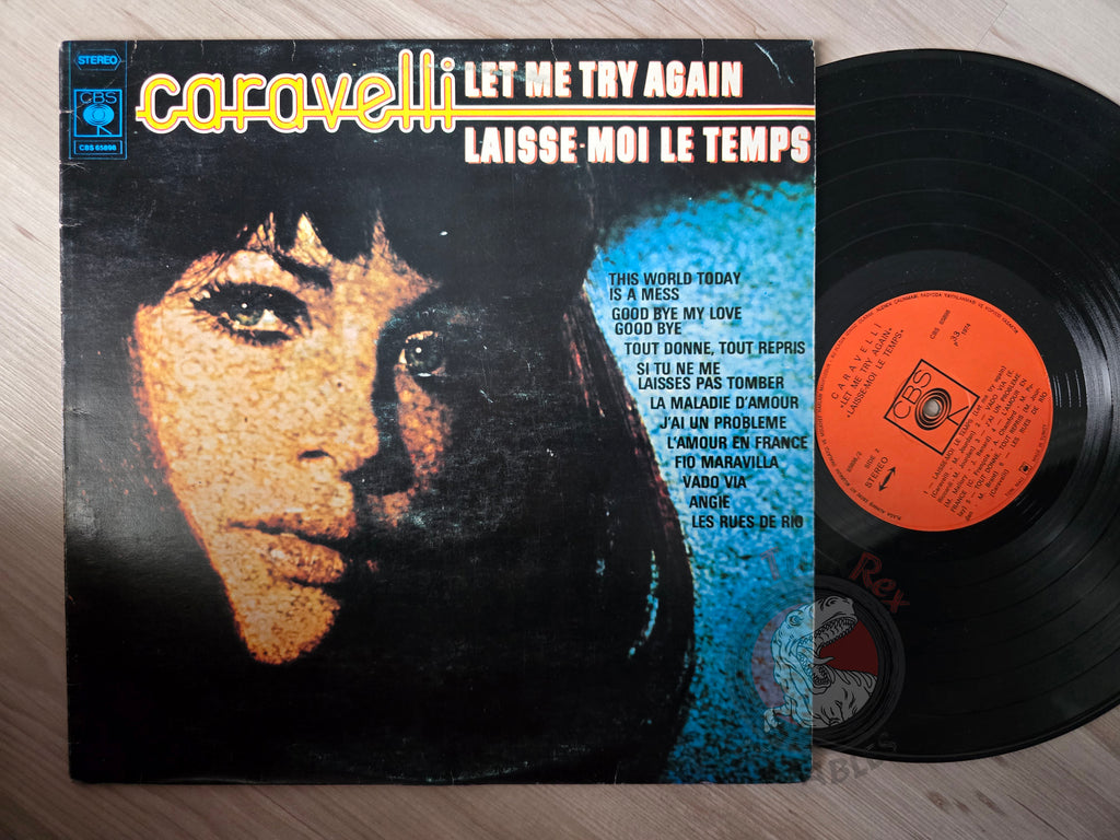 Caravelli – Let Me Try Again / Laisse - Moi Le Temps Turkish Pressing Vinyl Turkey Edition