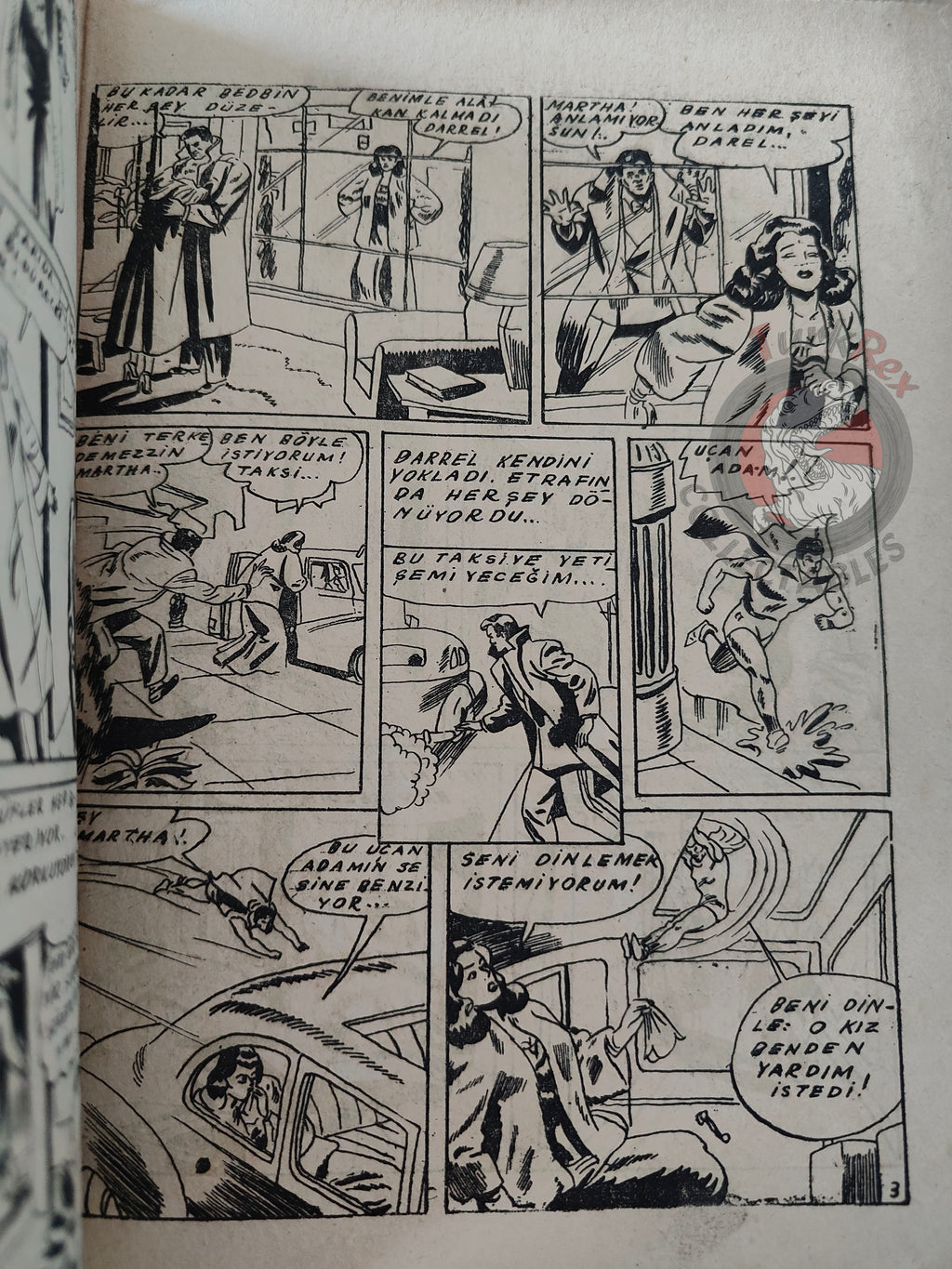 Mandrake the Magician 1950 The Treasure Hunt Turkish Comic Turkey