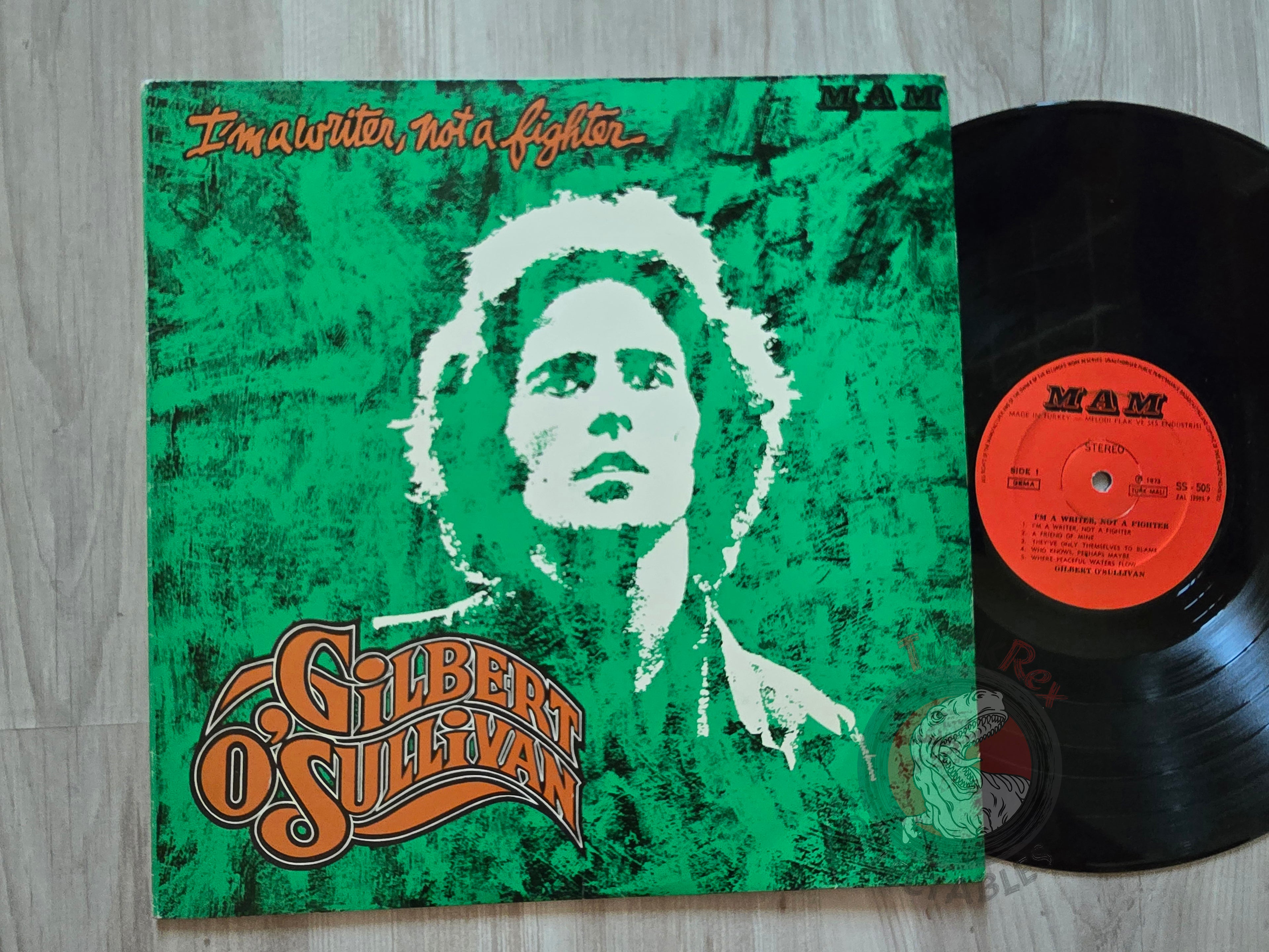 Gilbert O'Sullivan – I'm A Writer, Not A Fighter Turkish Pressing Vinyl Turkey Edition