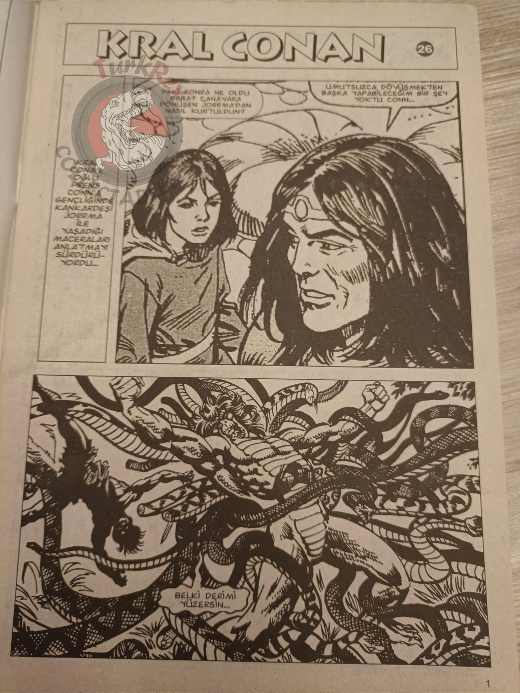 Kral Conan #26 The Barbarian #239 #240 Turkish Comic Turkey SSOC #89