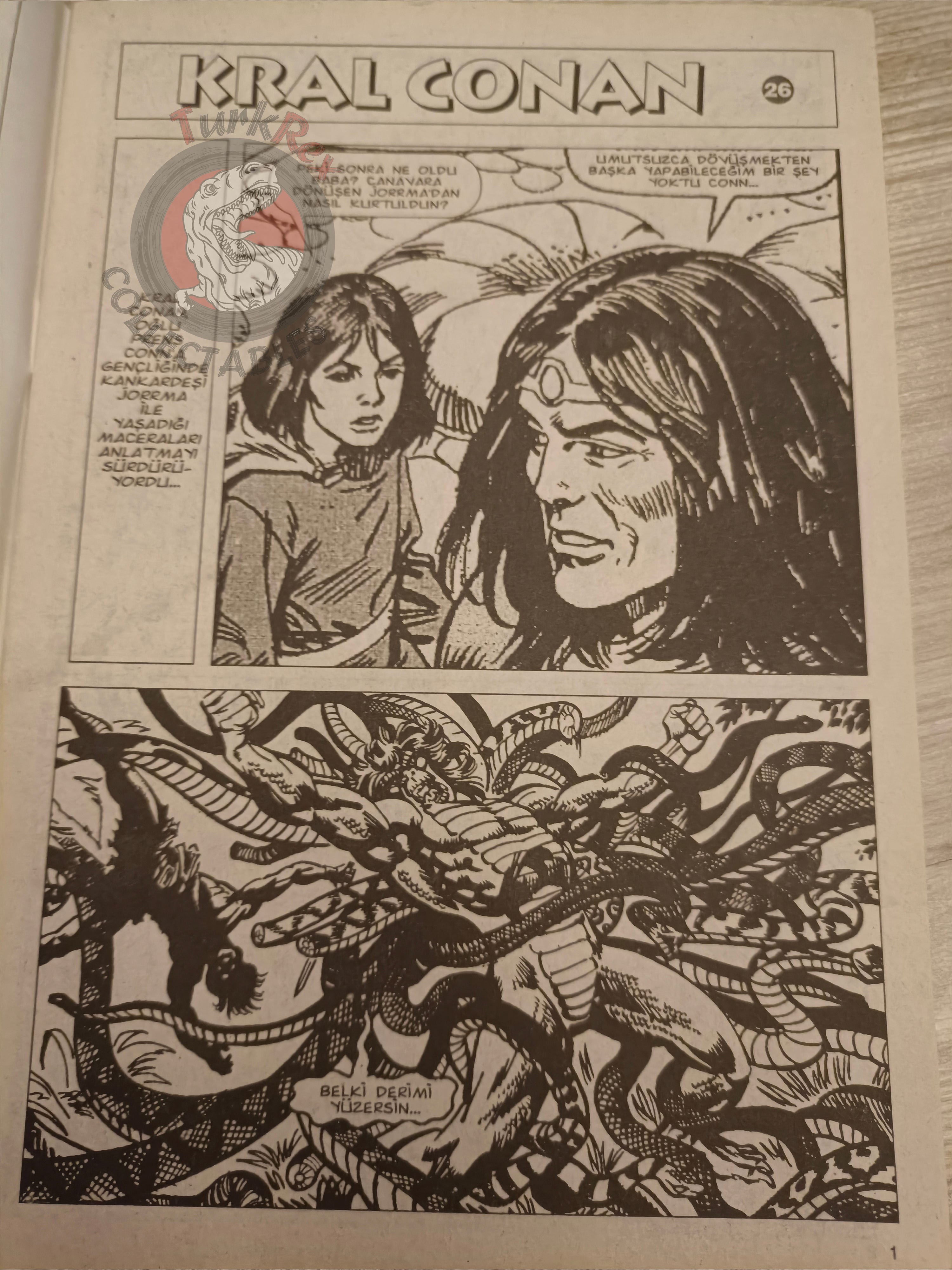 Kral Conan #26 The Barbarian #239 #240 Turkish Comic Turkey SSOC #89