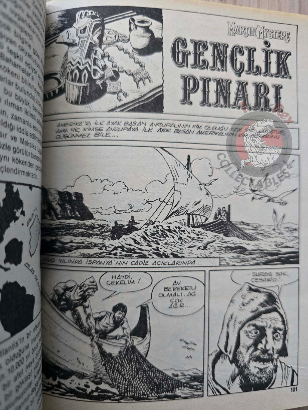 Martin Mystère #1 Gli uomini in Nero 80s Turkish Comic Turkey #1 #8