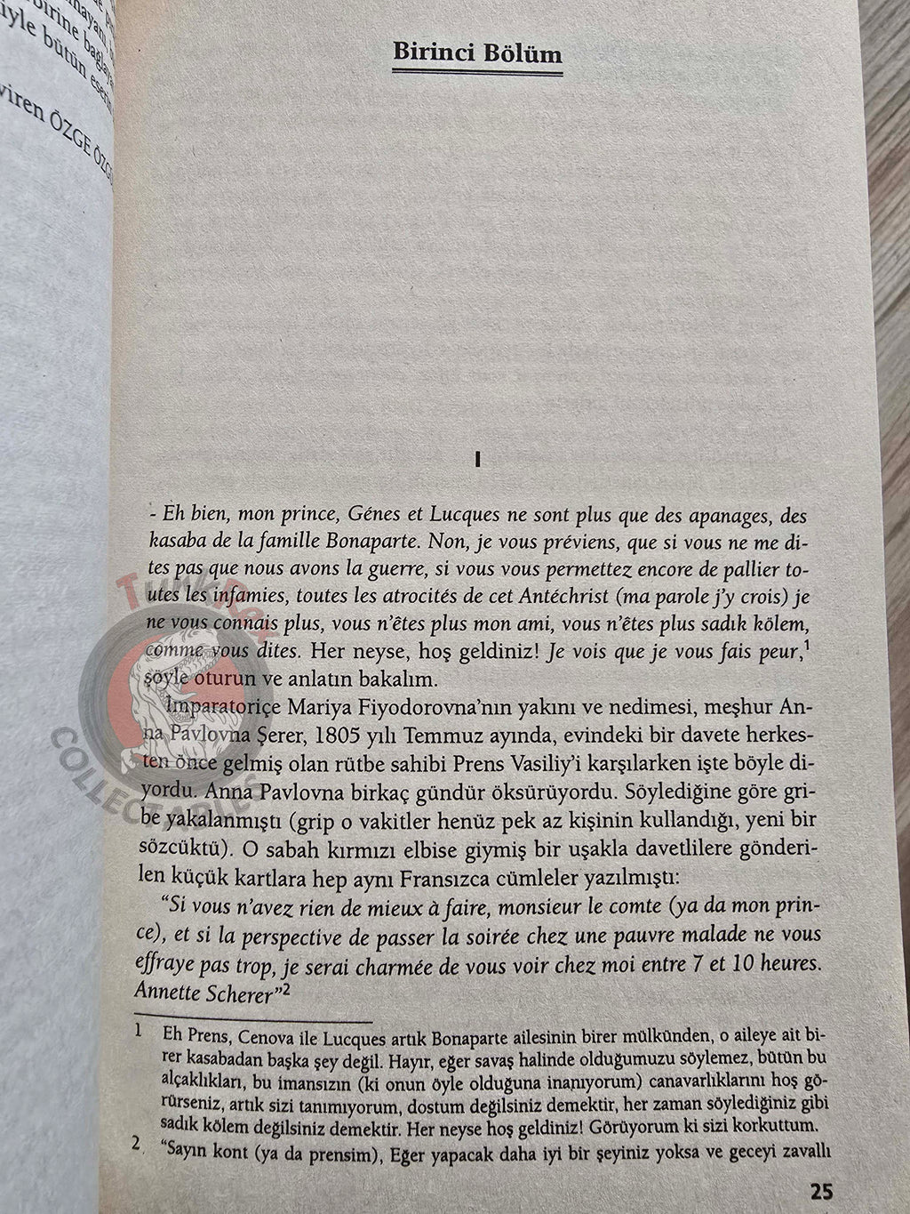 Leo Tolstoy –  War and Peace 2007 Turkish Book Turkey