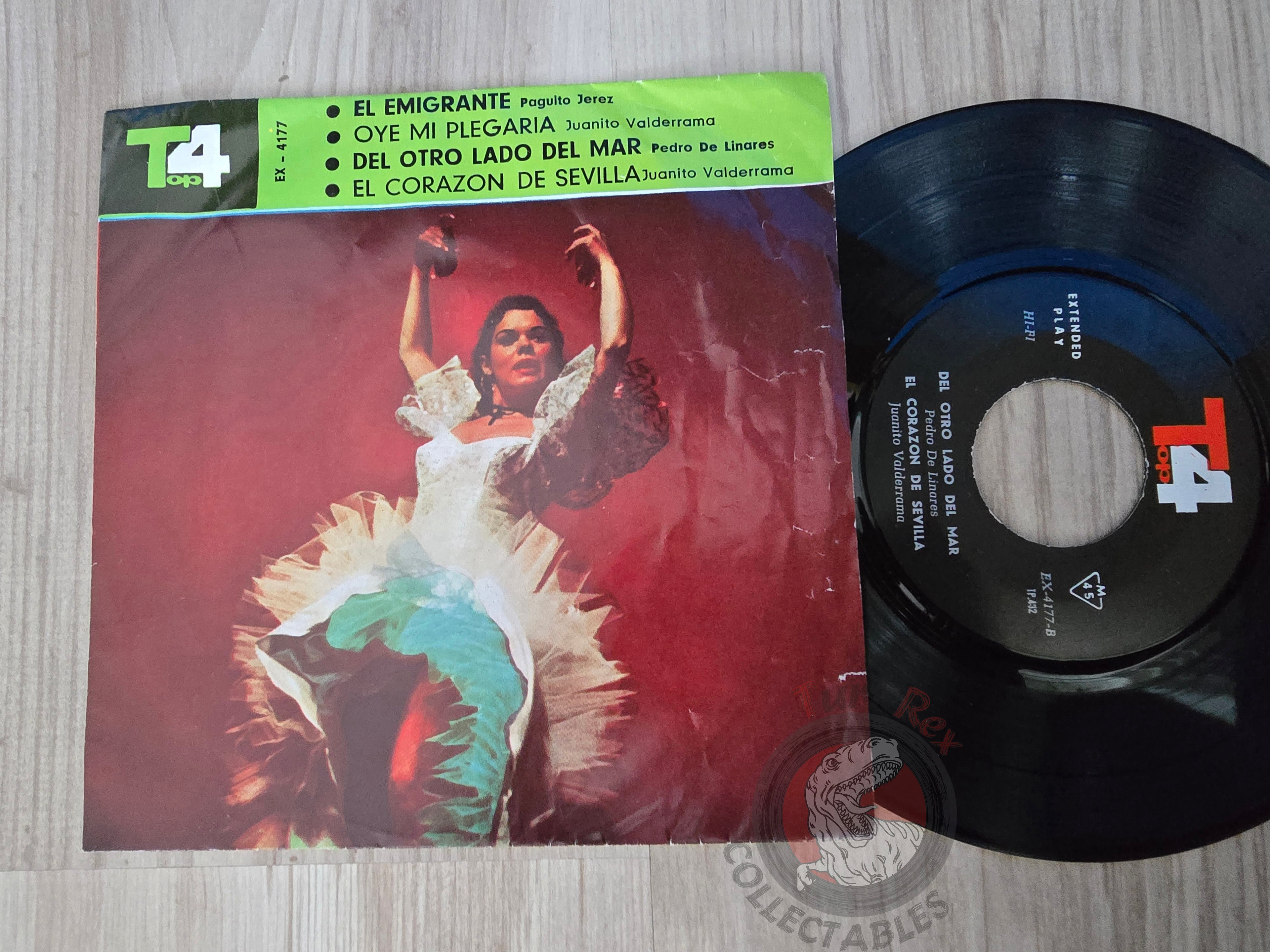 Paquito Jerez / Juanito Valderrama / Pedro De Linares ‎ 7" Iran Pressing Vinyl Iranian Edition