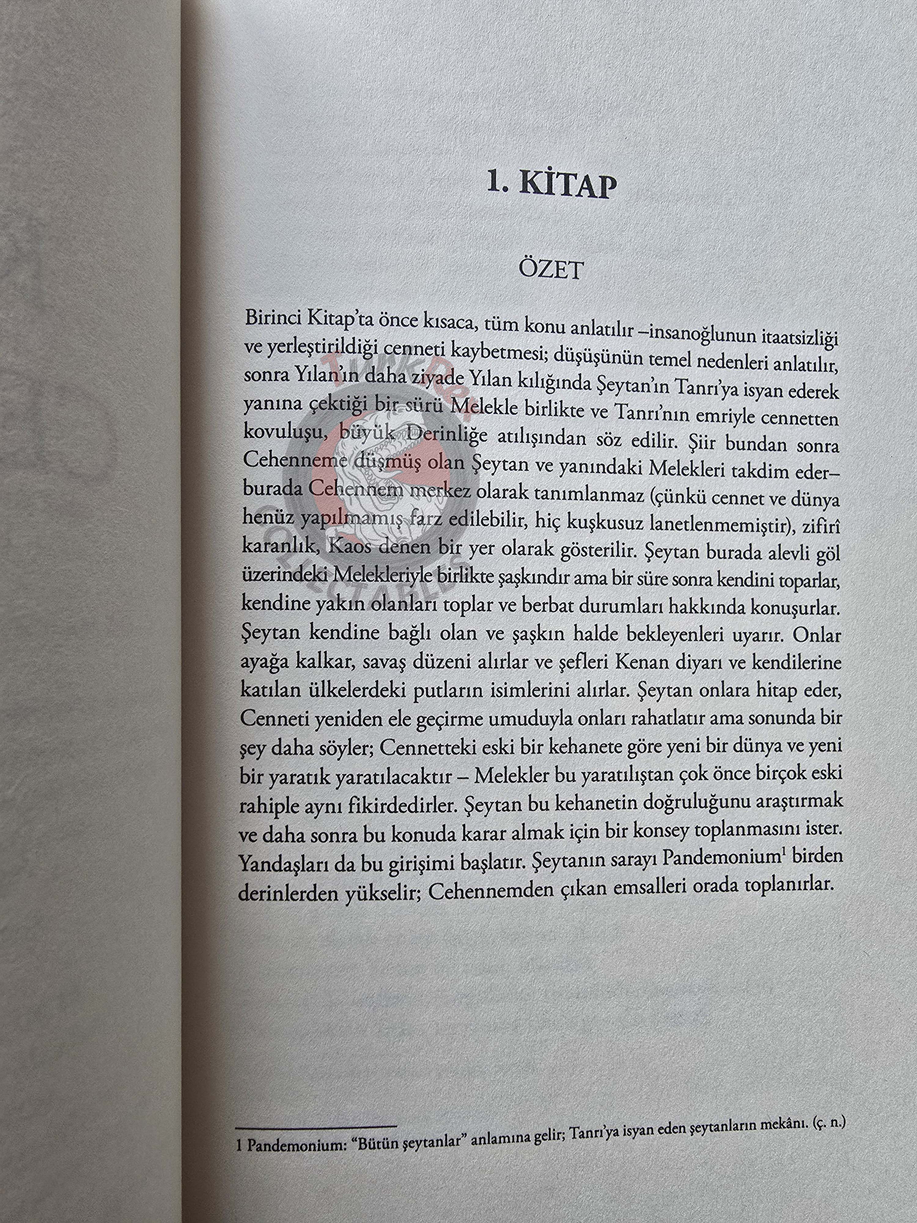 John Milton – Paradise Lost 2020 Turkish Book Turkey