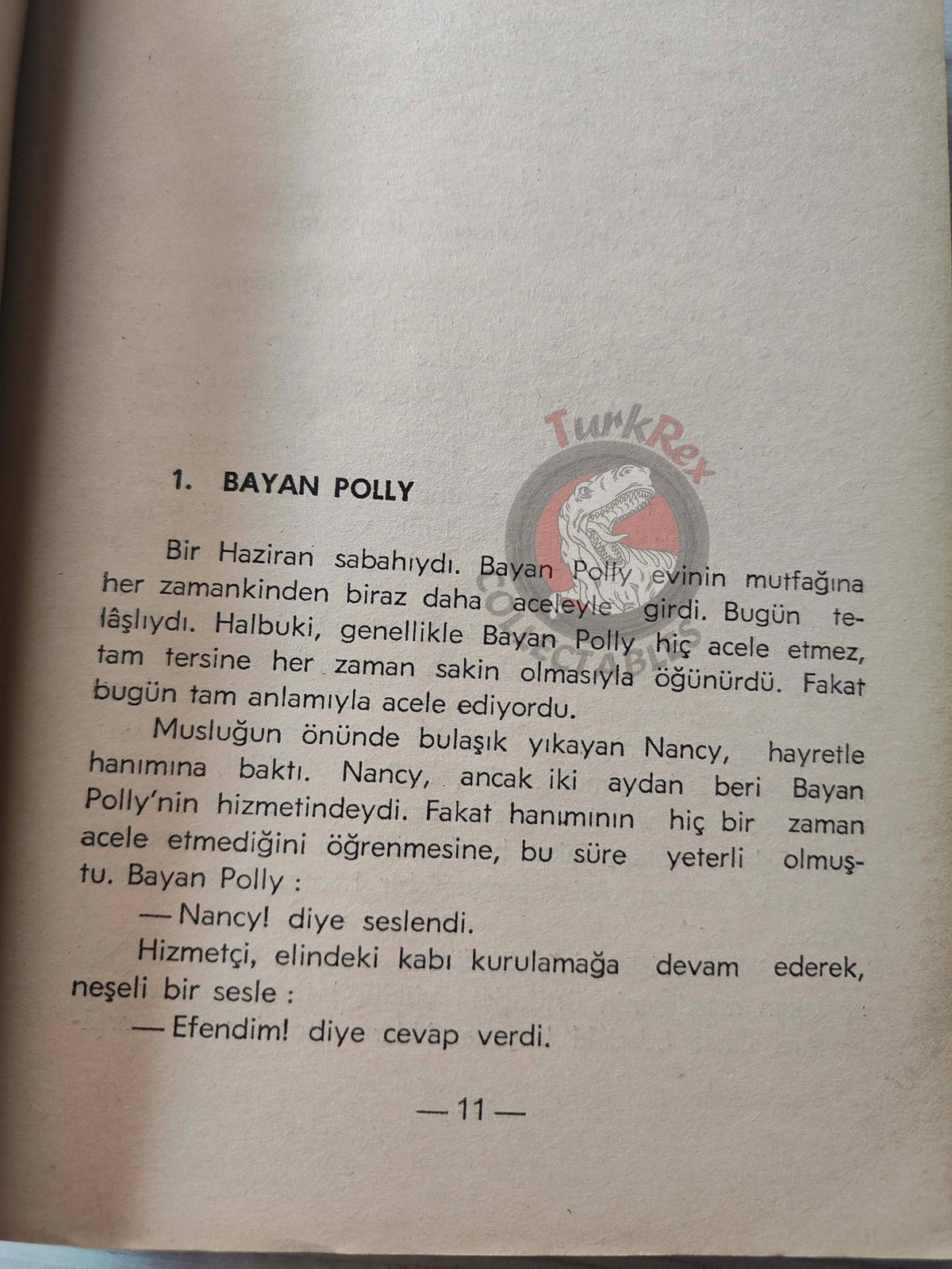 Eleanor H. Porter – Pollyanna 1982 Turkish Book Turkey