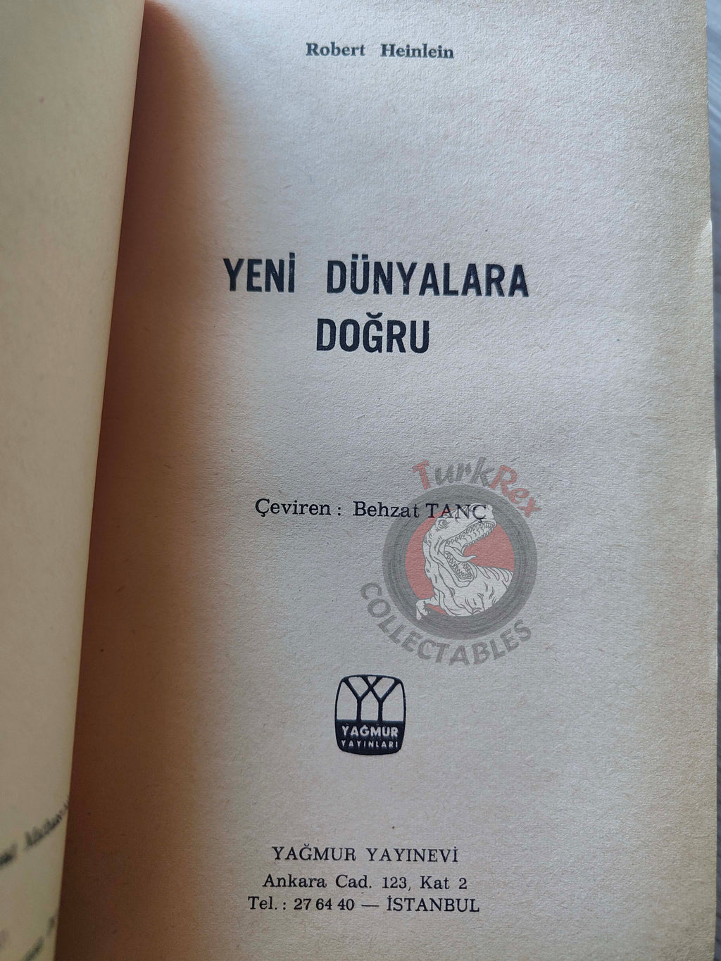 Robert A. Heinlein – Farmer in the Sky / Satellite Scout 1974 1st Turkish Book Turkey