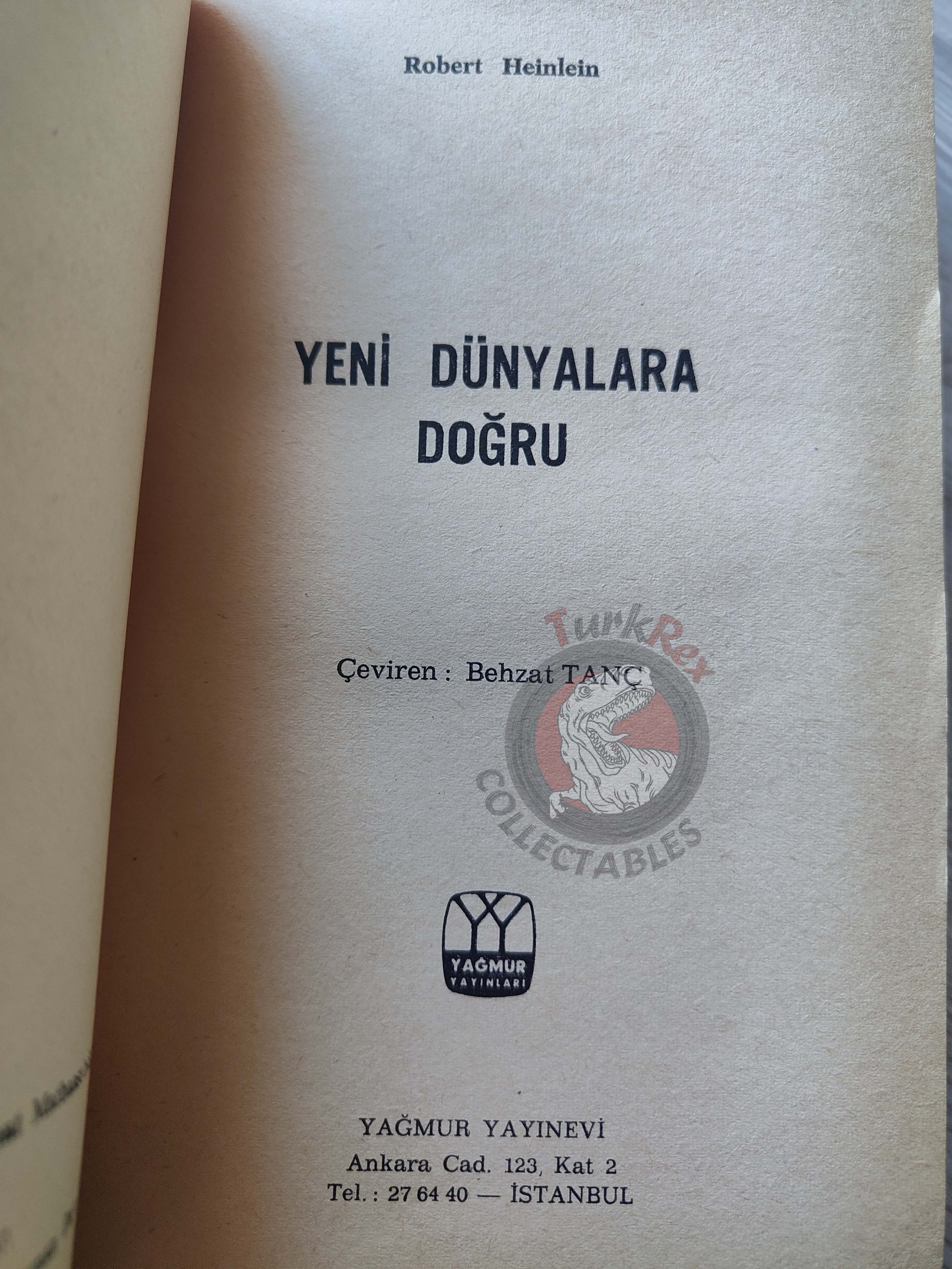Robert A. Heinlein – Farmer in the Sky / Satellite Scout 1974 1st Turkish Book Turkey