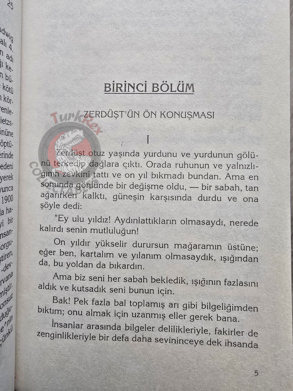 Friedrich Nietzsche – Thus Spoke Zarathustra 2006 Turkish Book Turkey