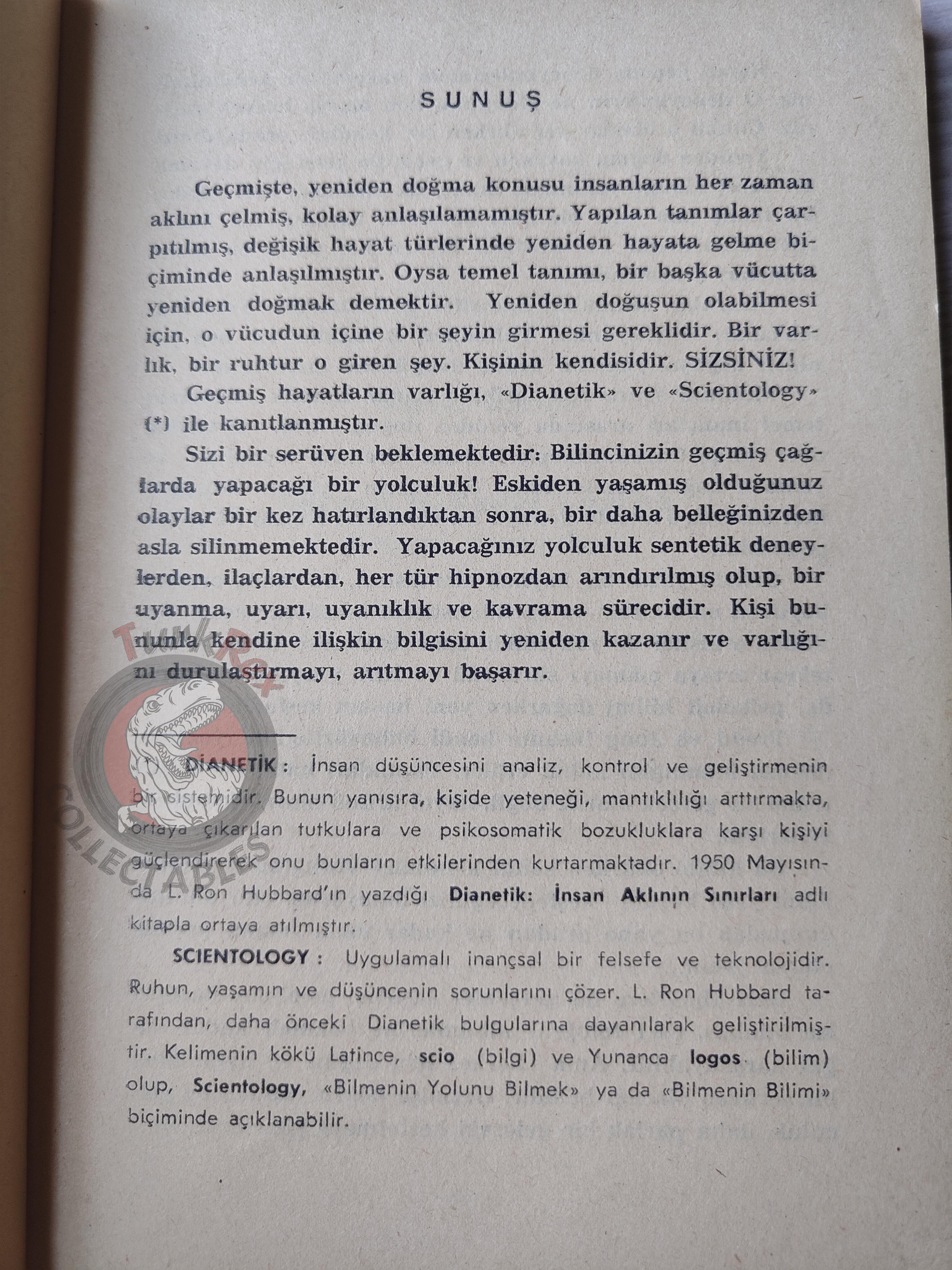L. Ron Hubbard –  Have You Lived Before This Life? 1989 Turkish Book Turkey