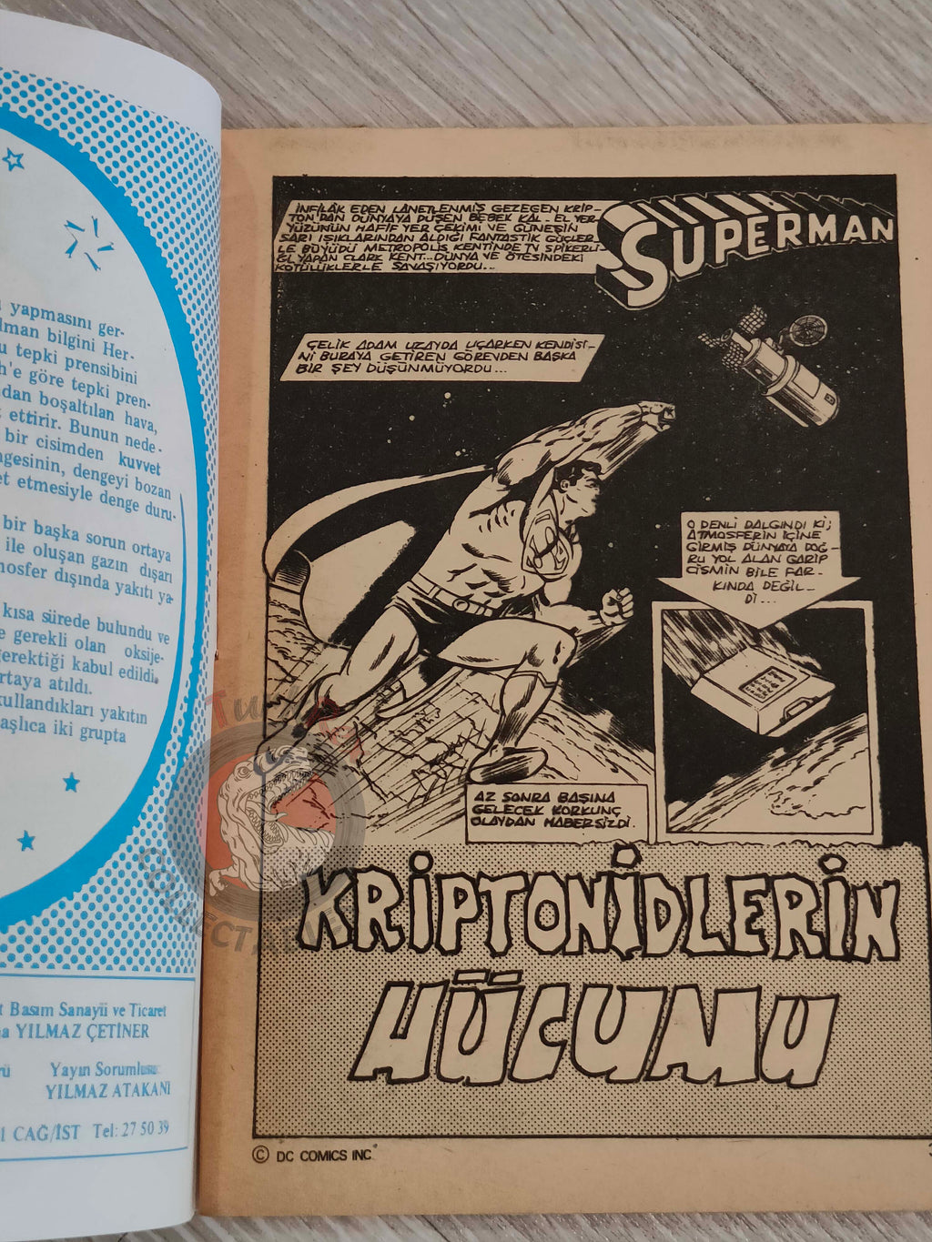 Superman #6 1979 Turkish Comic Turkey #328 Superboy #232