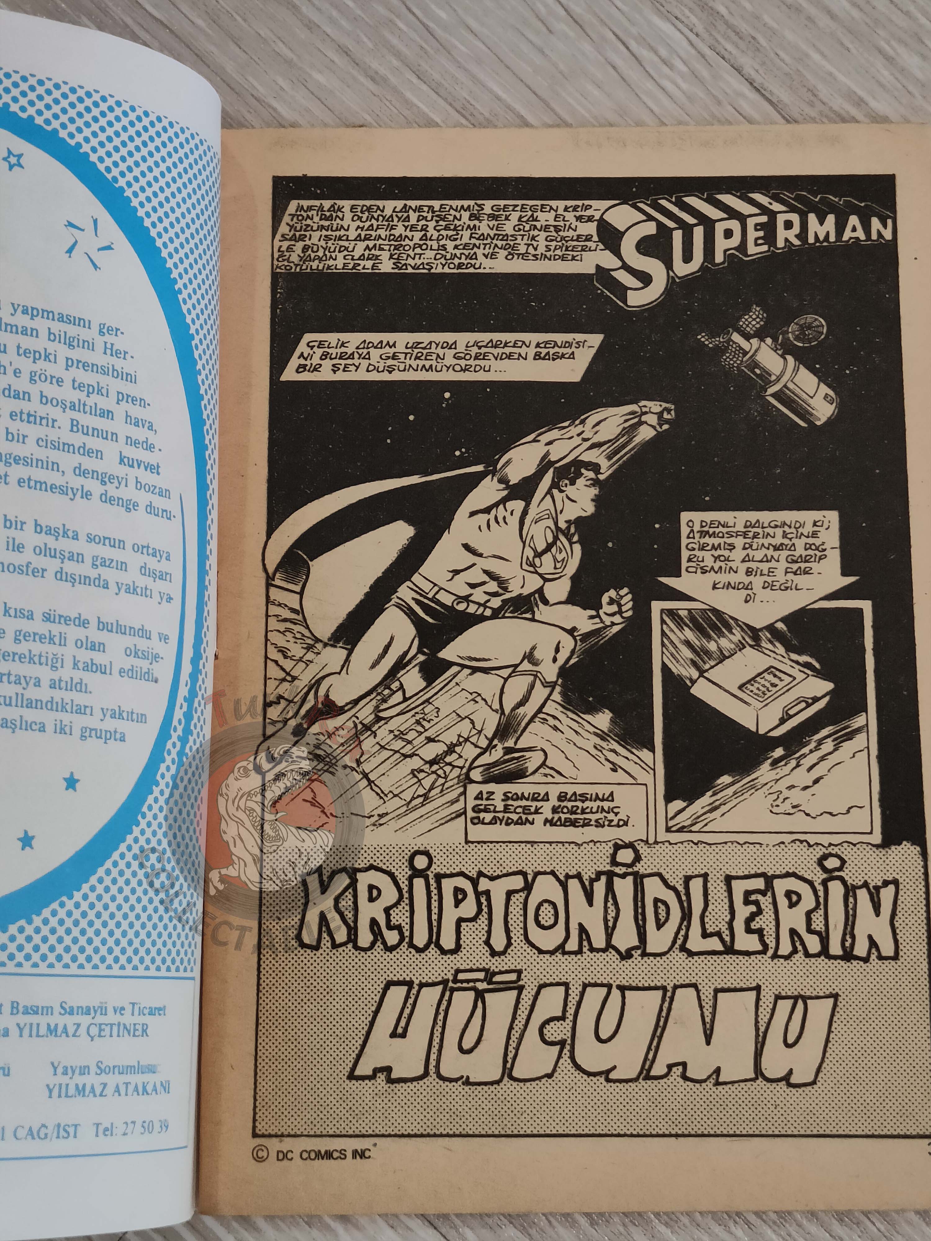 Superman #6 1979 Turkish Comic Turkey #328 Superboy #232