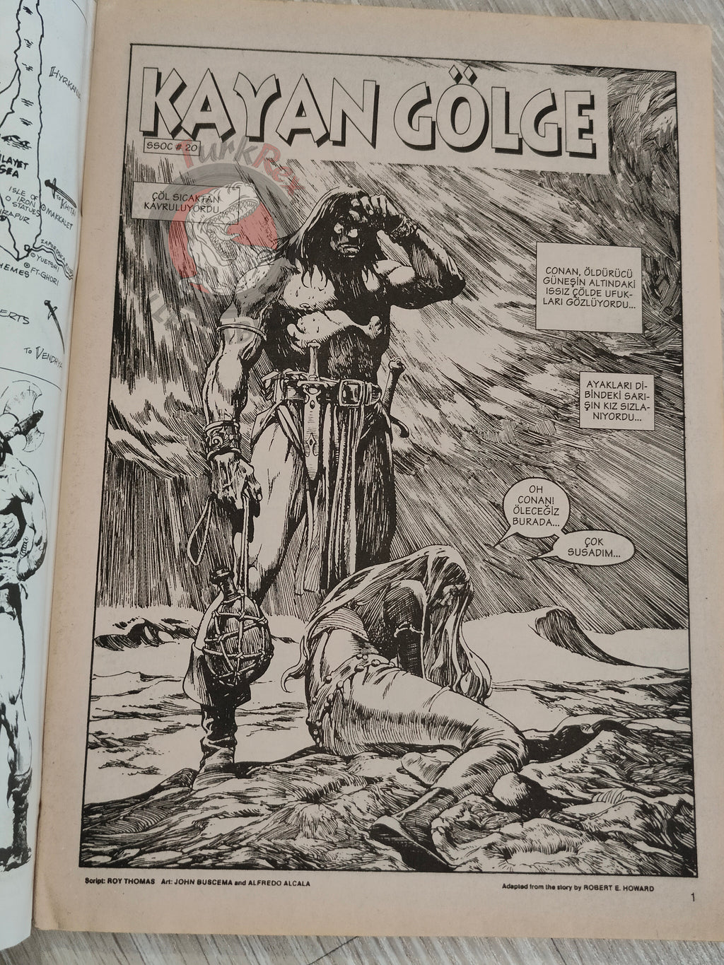 Conan #12 The Savage Sword of Conan #20 #21 Turkish Comic Turkey