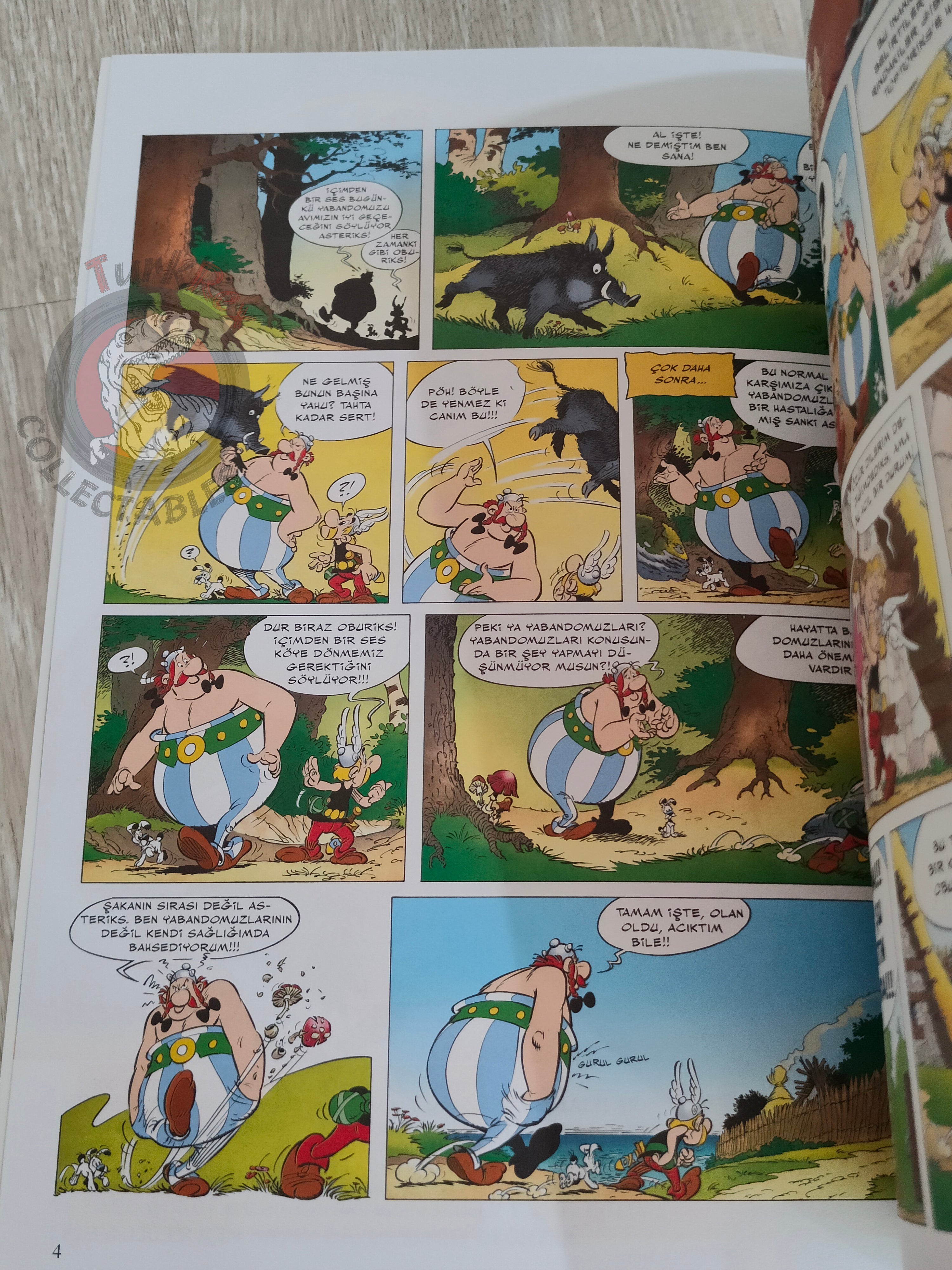 Asterix – Asterix and the Falling Sky 2010 1st Edition Turkish Edition Comic Turkey